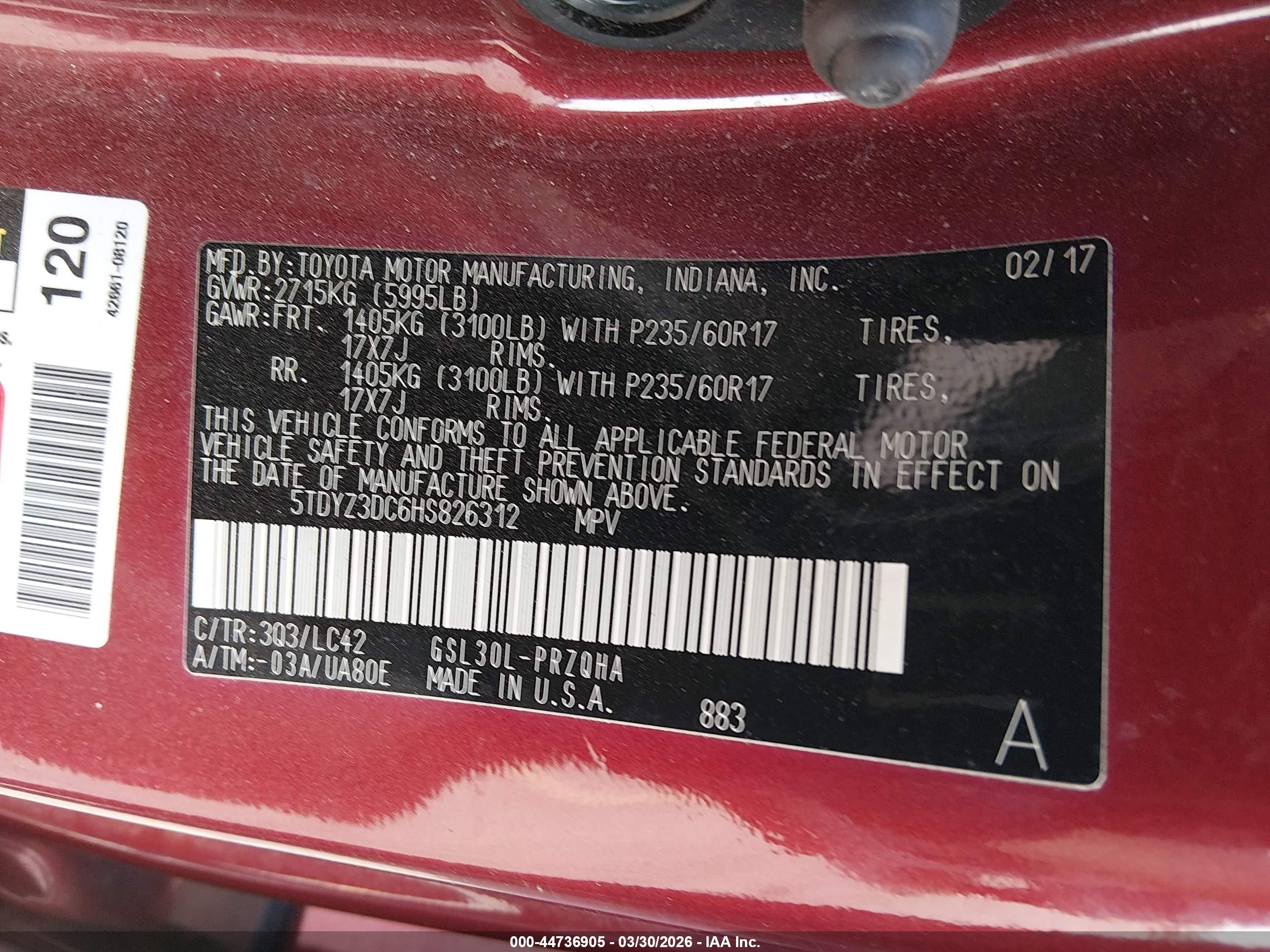 TOYOTA SIENNA image 9