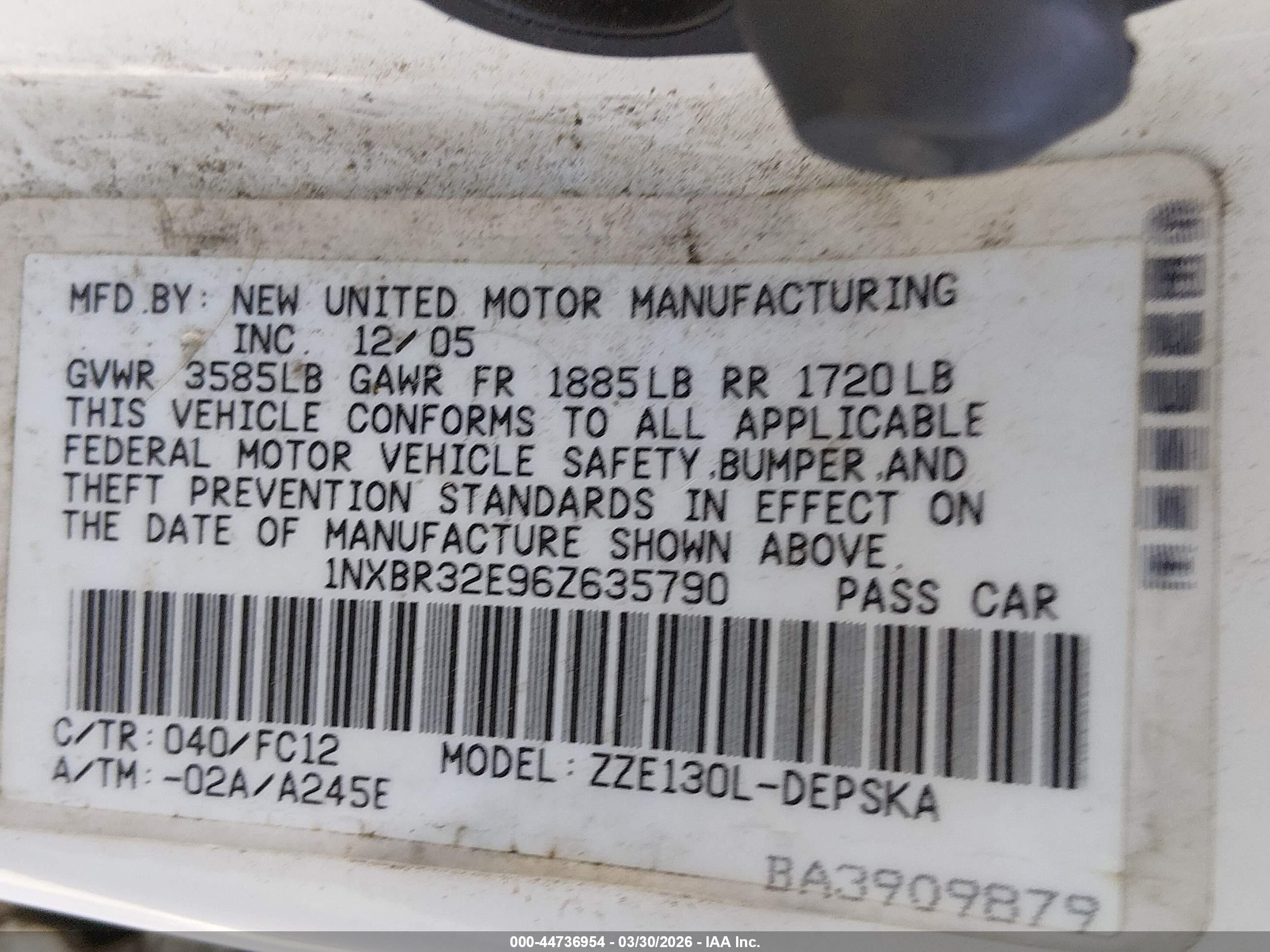 TOYOTA COROLLA image 9