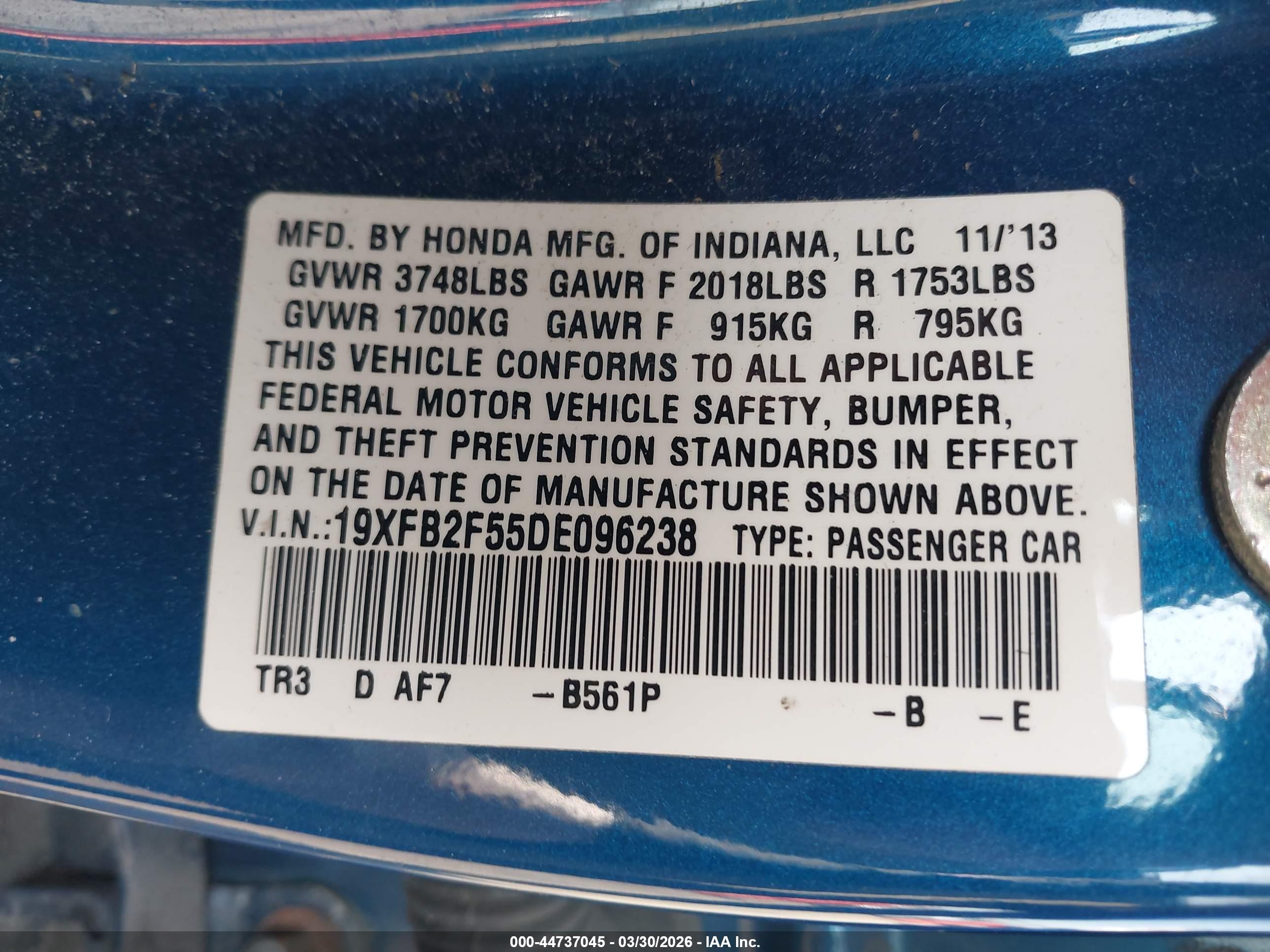 HONDA CIVIC image 9