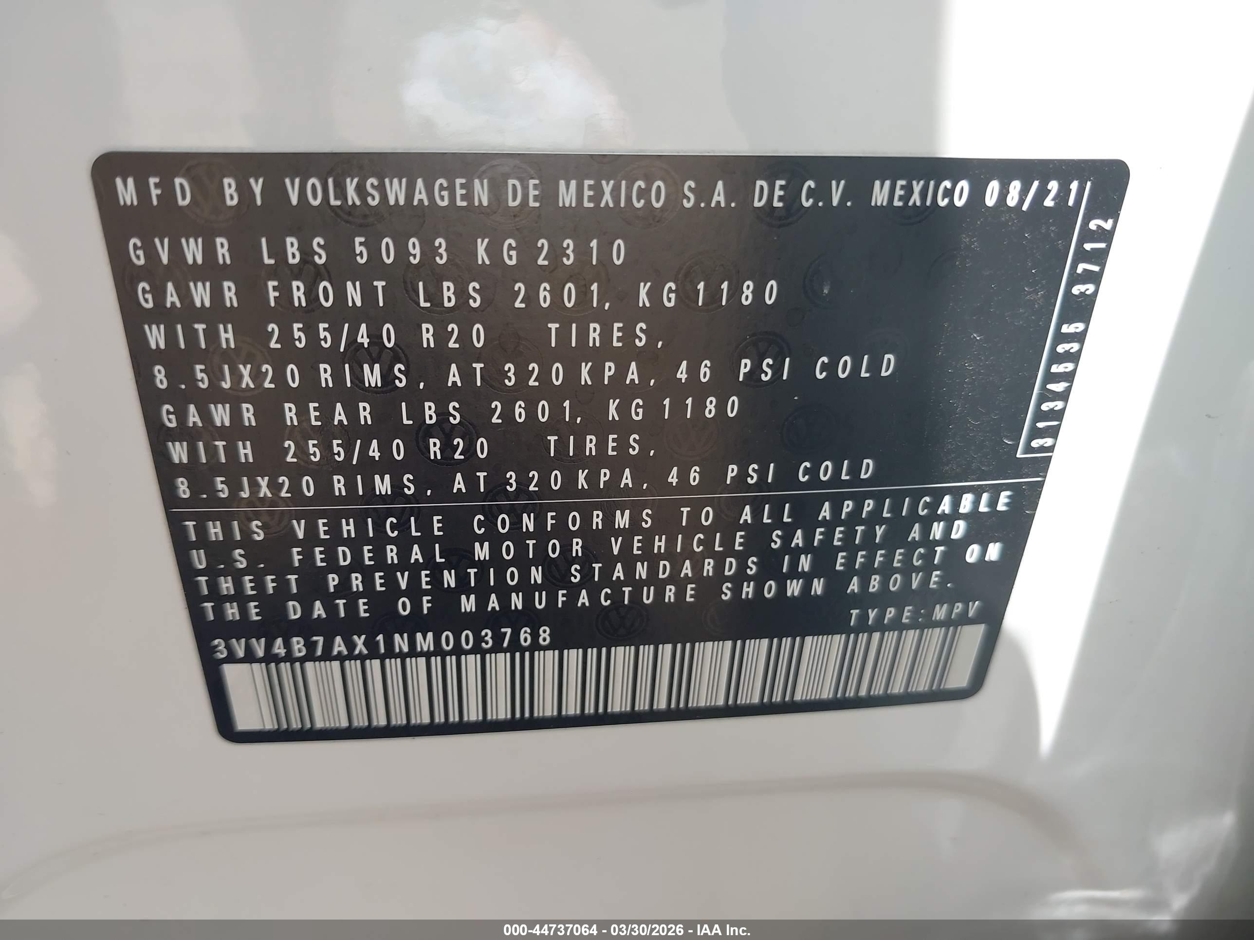 VOLKSWAGEN TIGUAN image 9