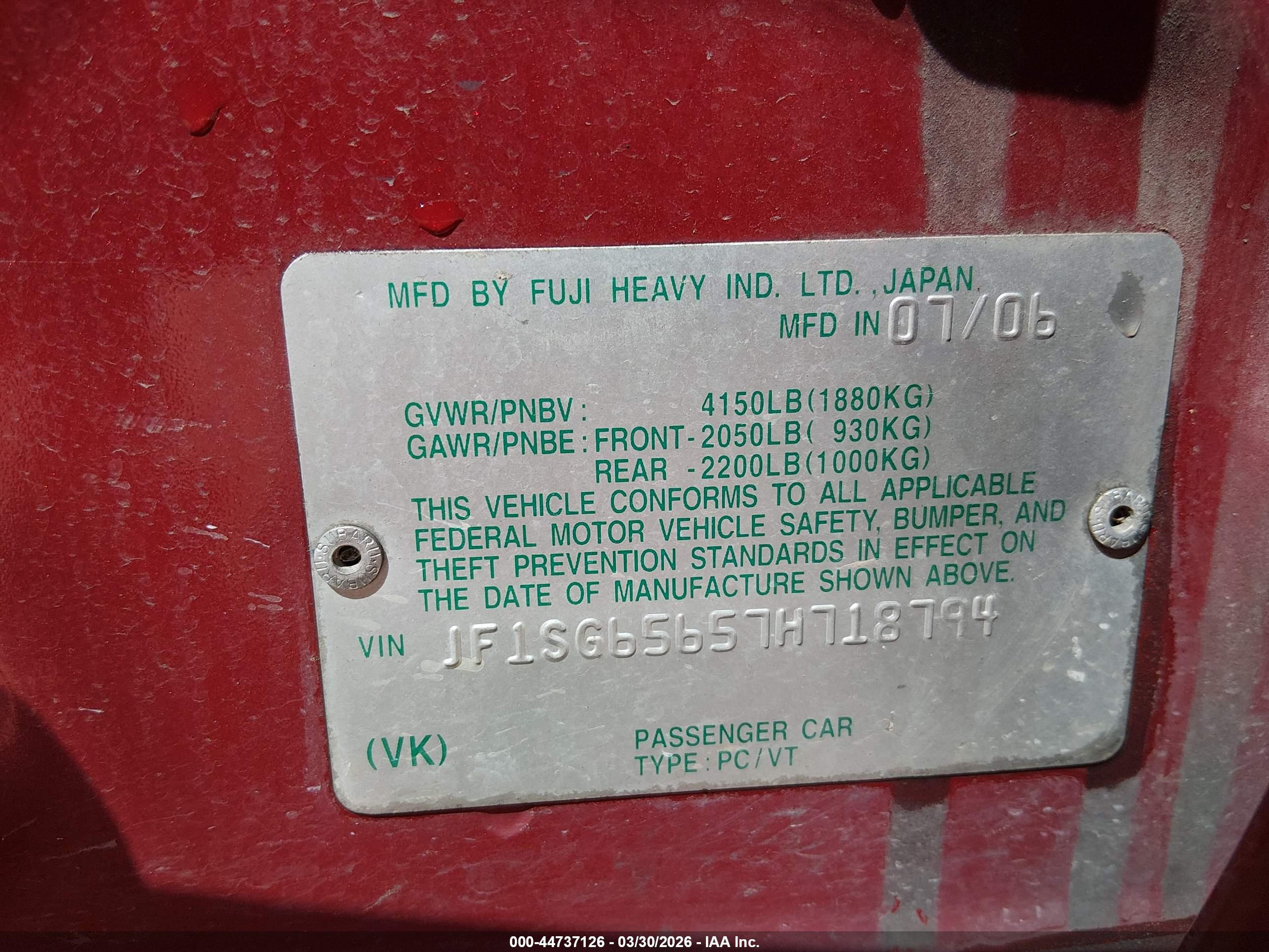 SUBARU FORESTER image 9