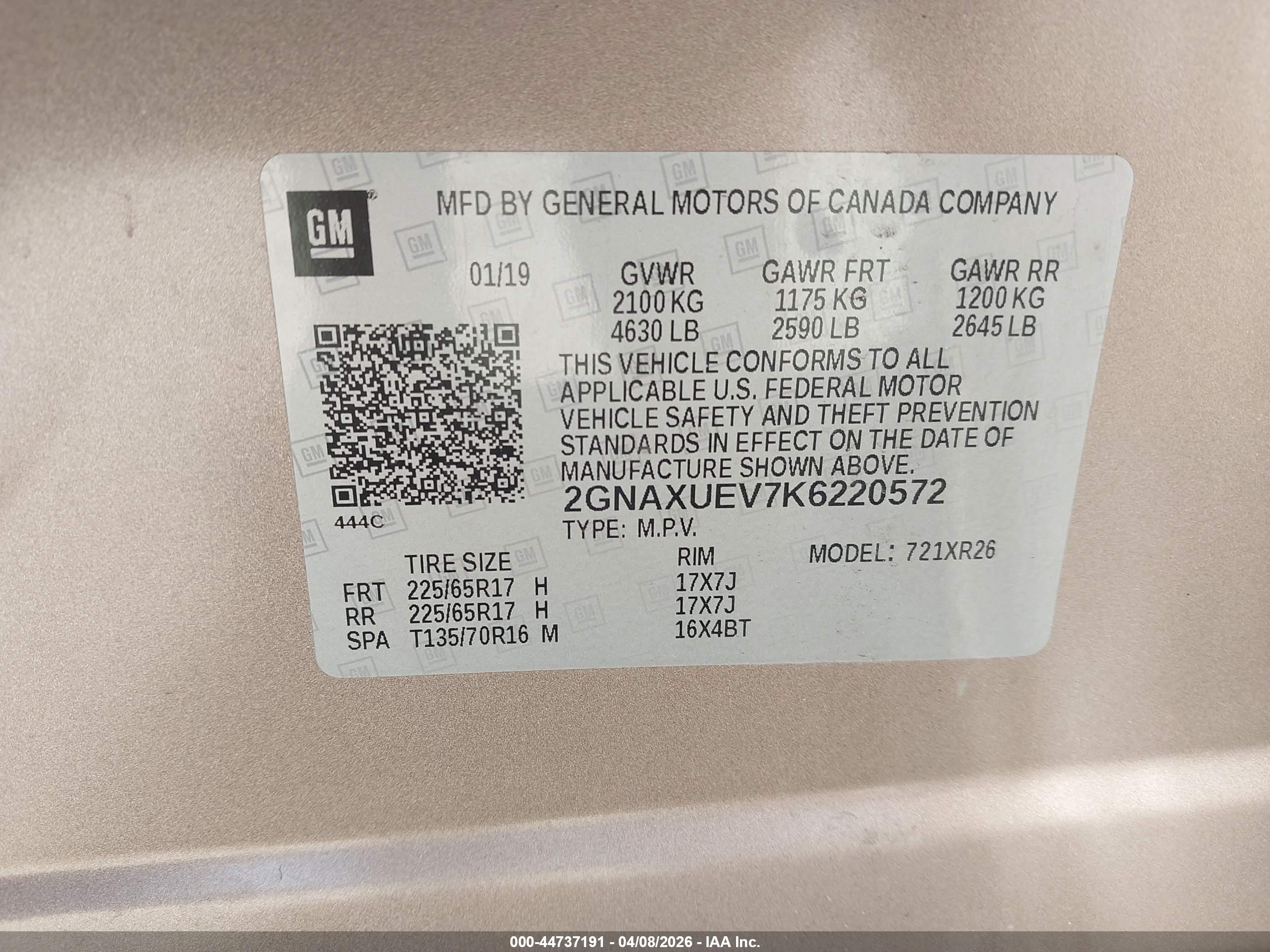 CHEVROLET EQUINOX image 9