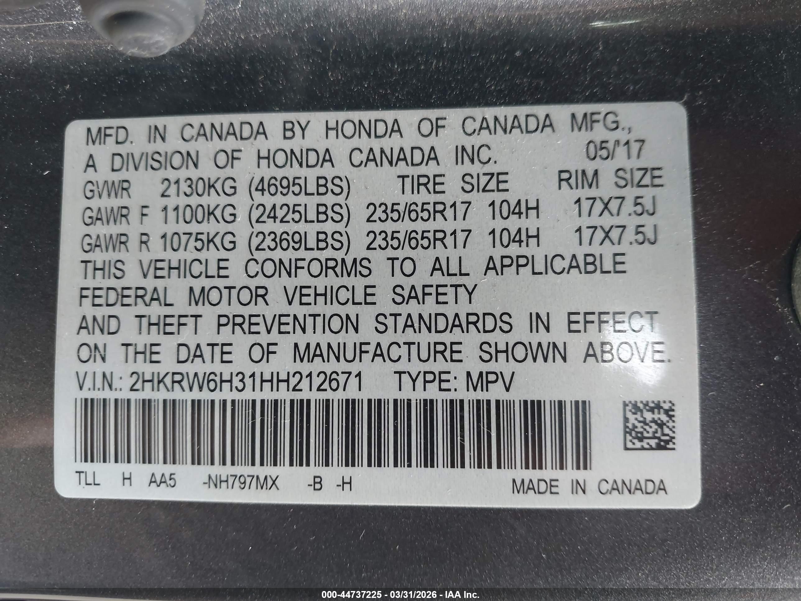 HONDA CR-V image 9