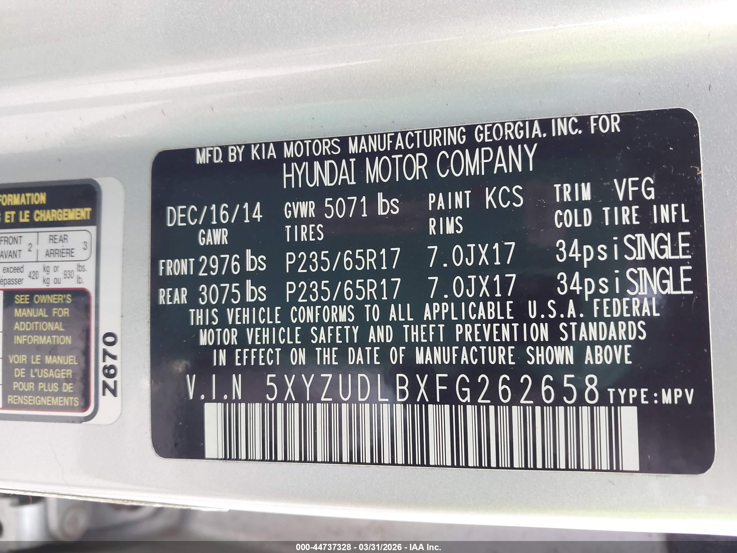 HYUNDAI SANTA image 9