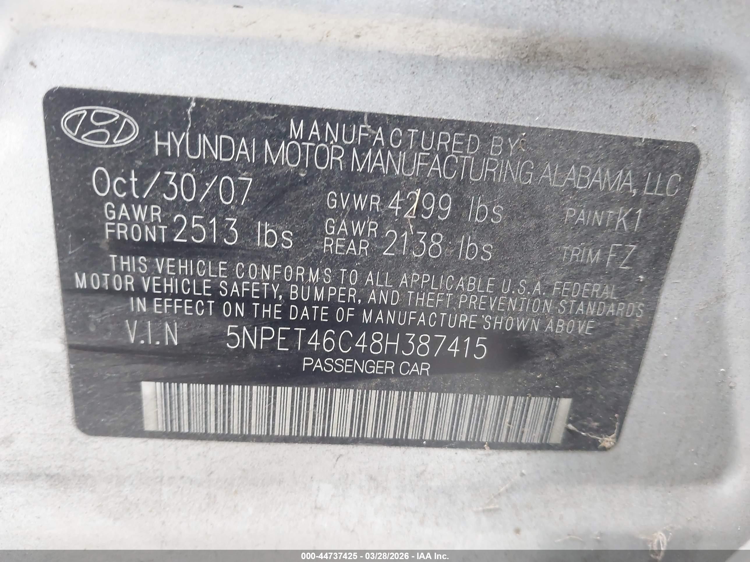 HYUNDAI SONATA image 9