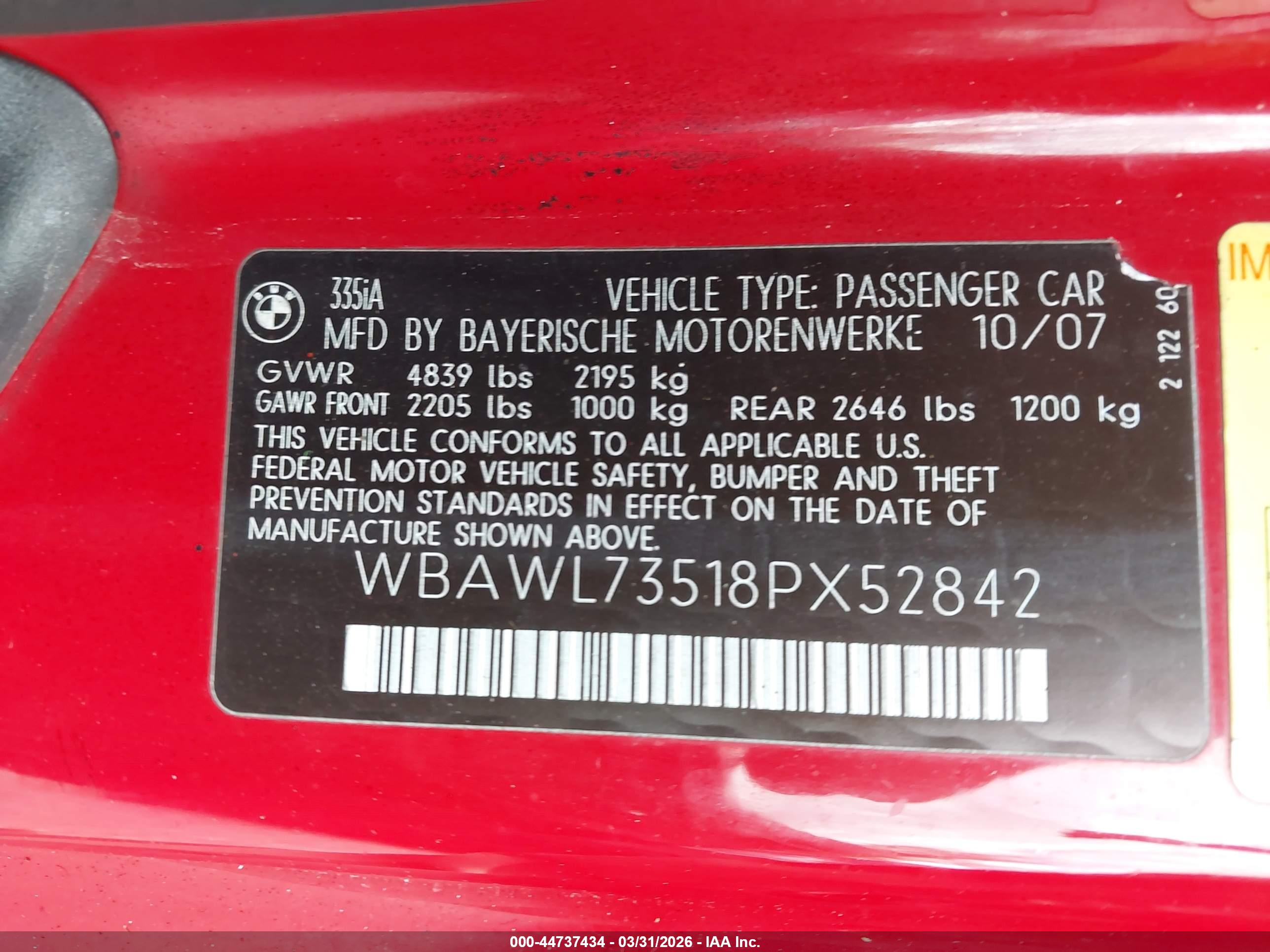 BMW 335I image 9