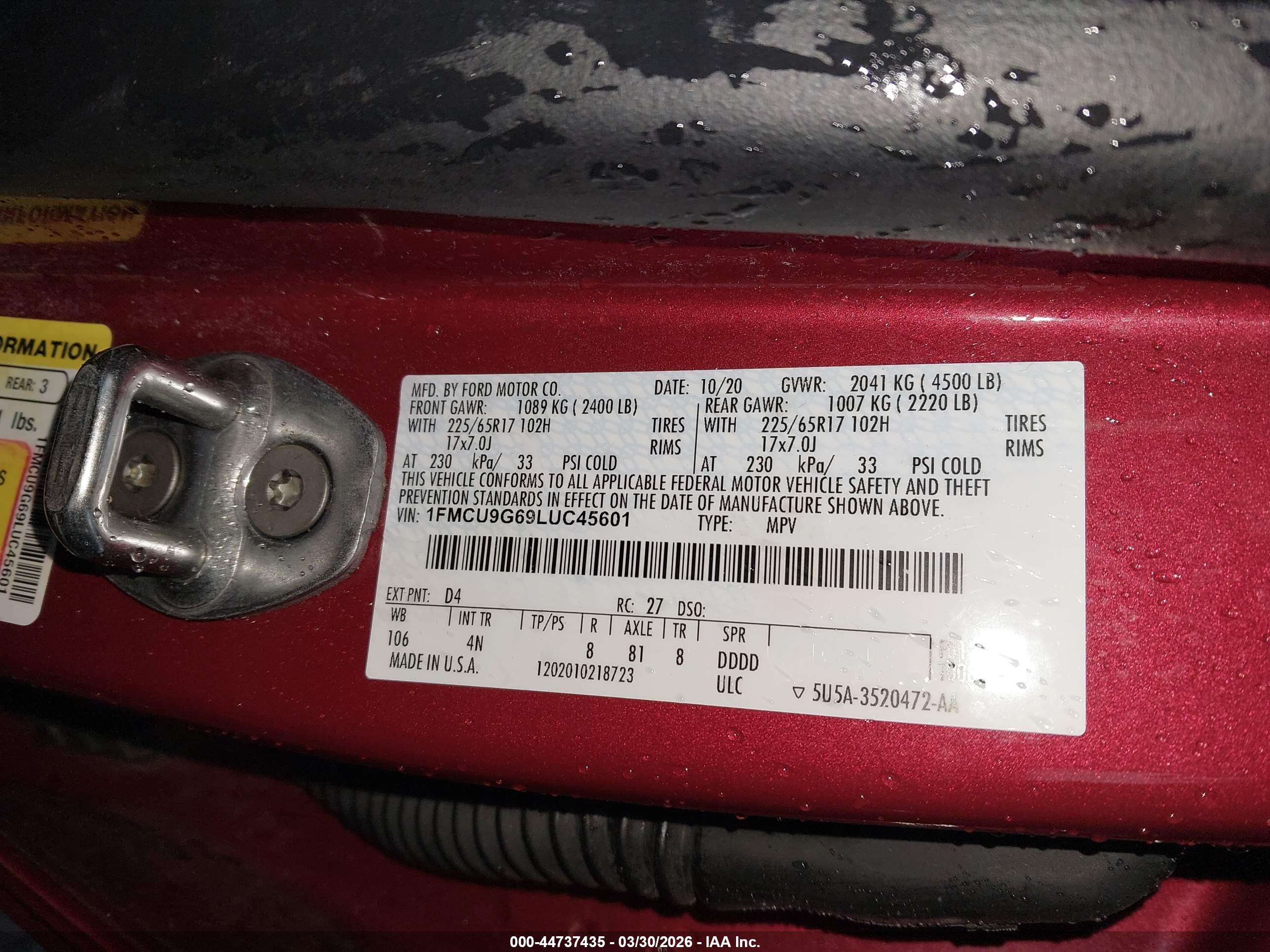 FORD ESCAPE image 9