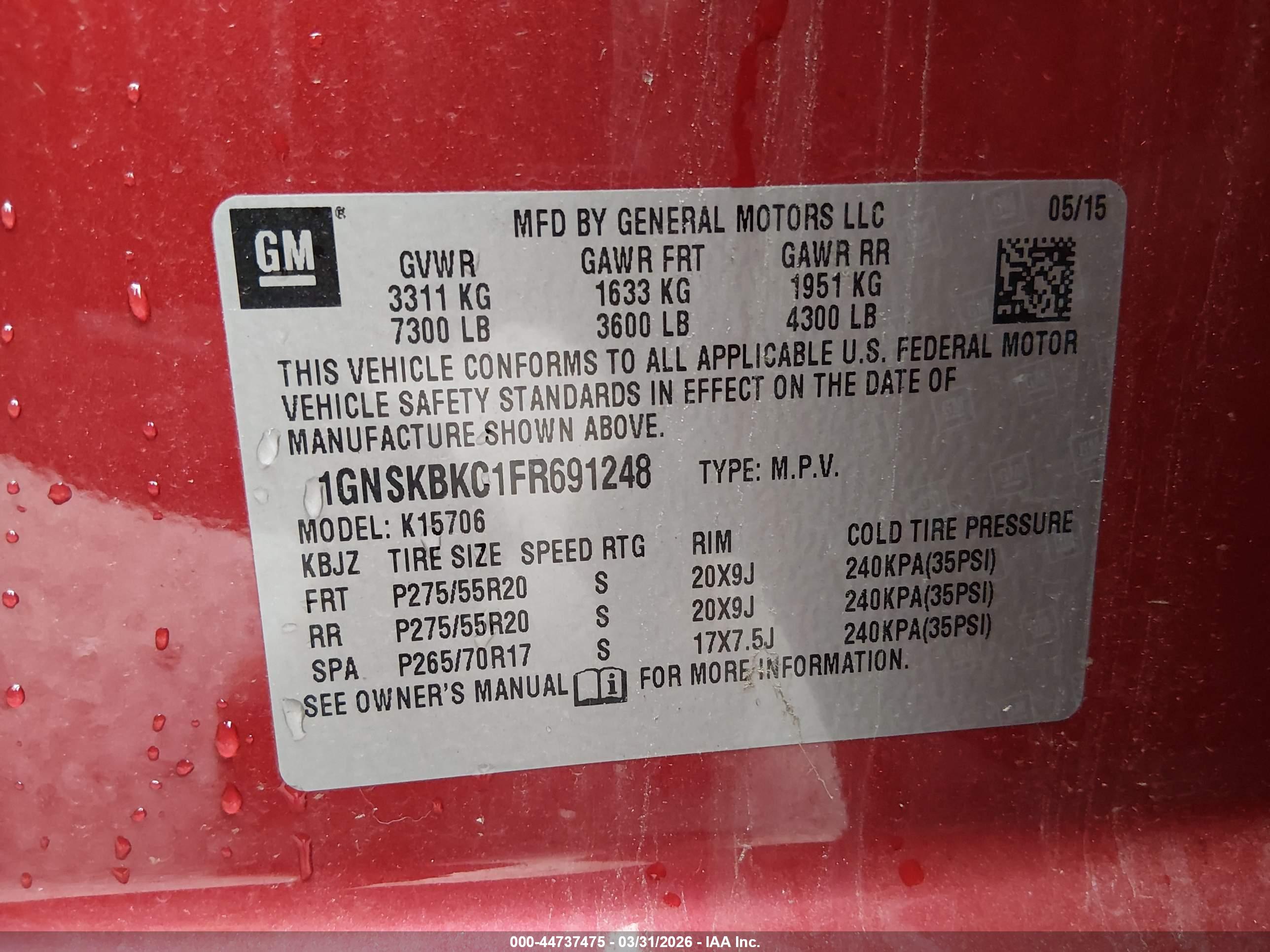 CHEVROLET TAHOE image 9