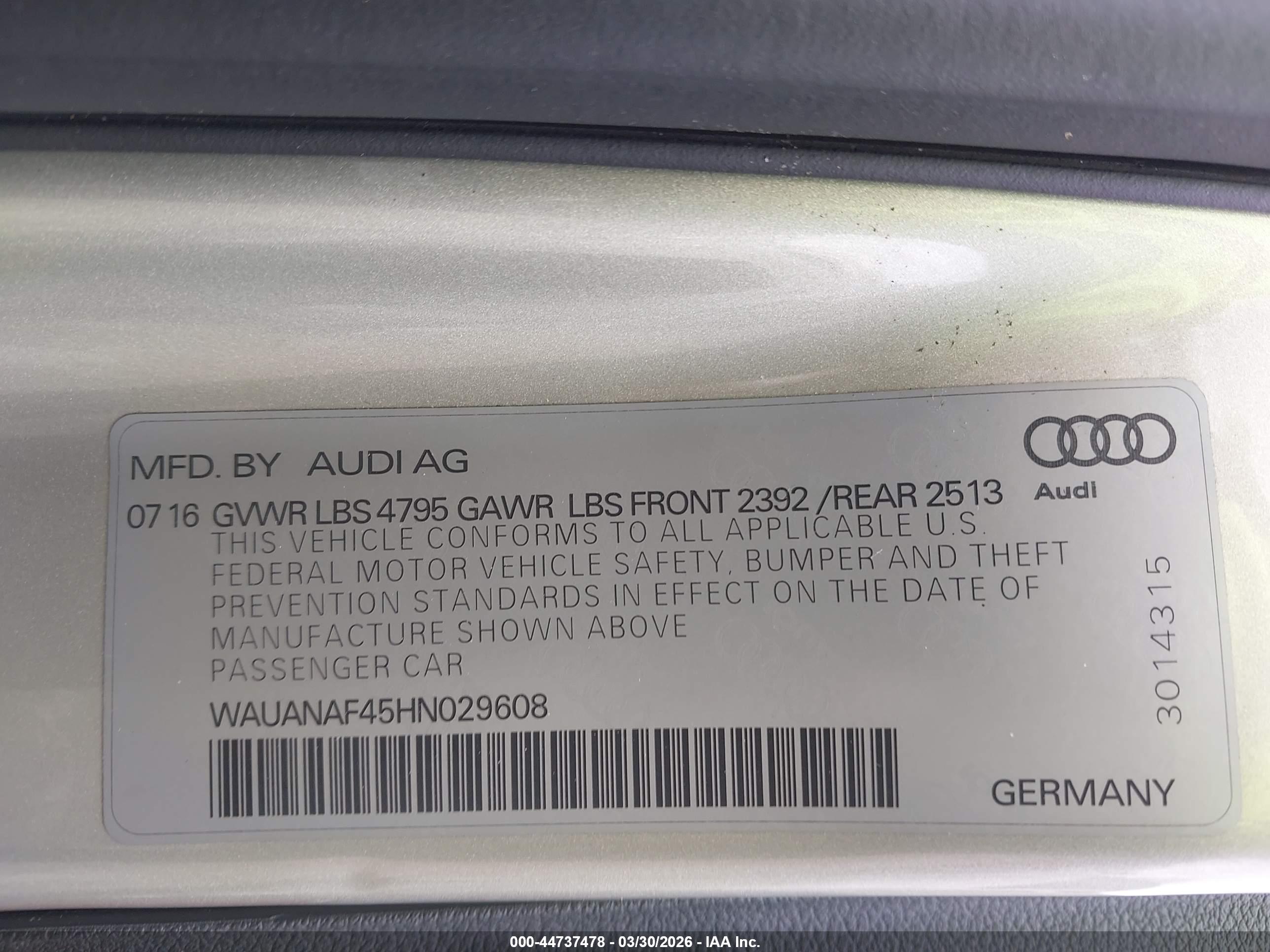 AUDI A4 image 9