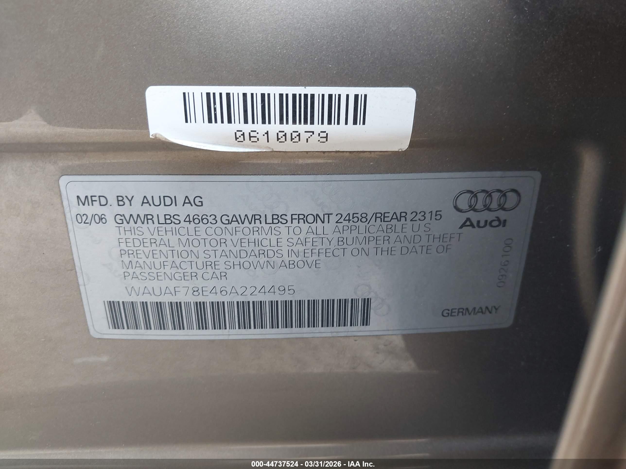AUDI A4 image 9