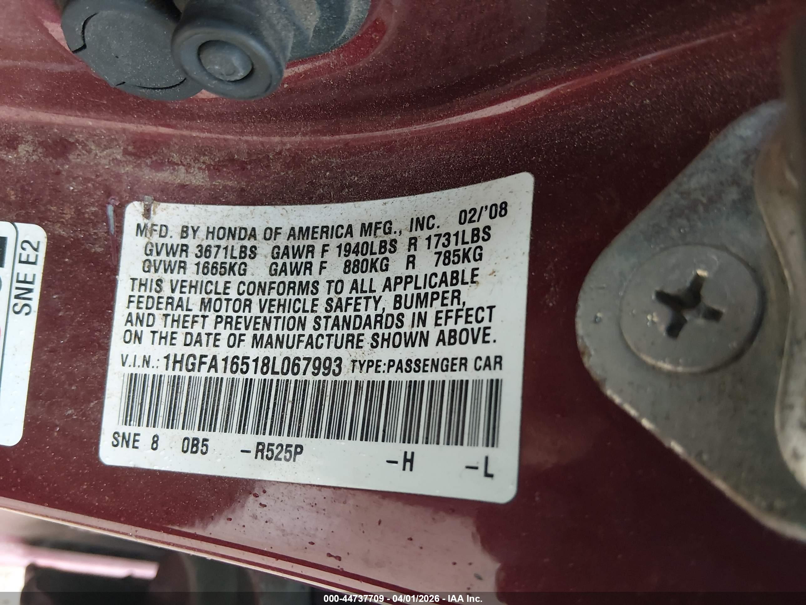 HONDA CIVIC image 9