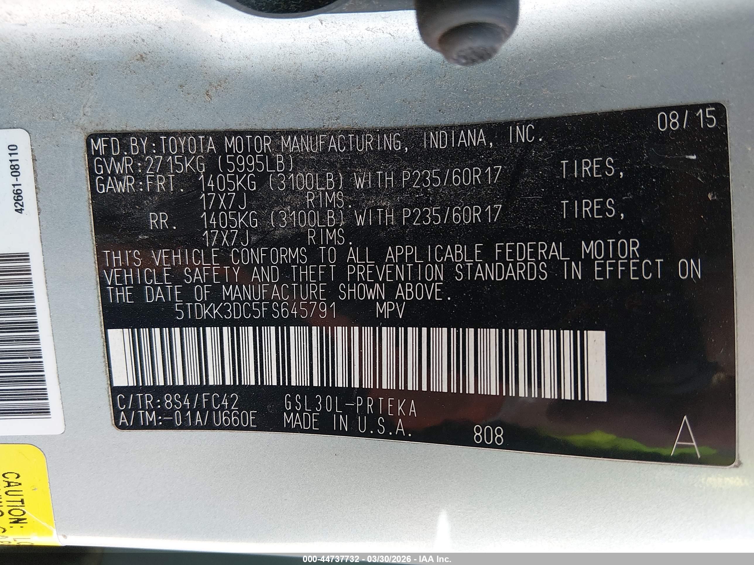 TOYOTA SIENNA image 9