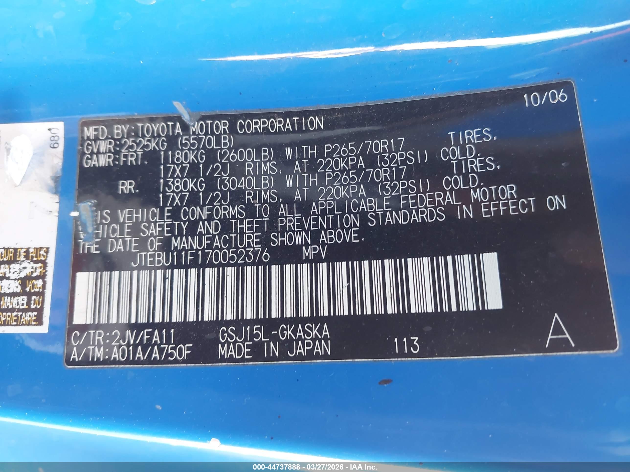 TOYOTA FJ image 9
