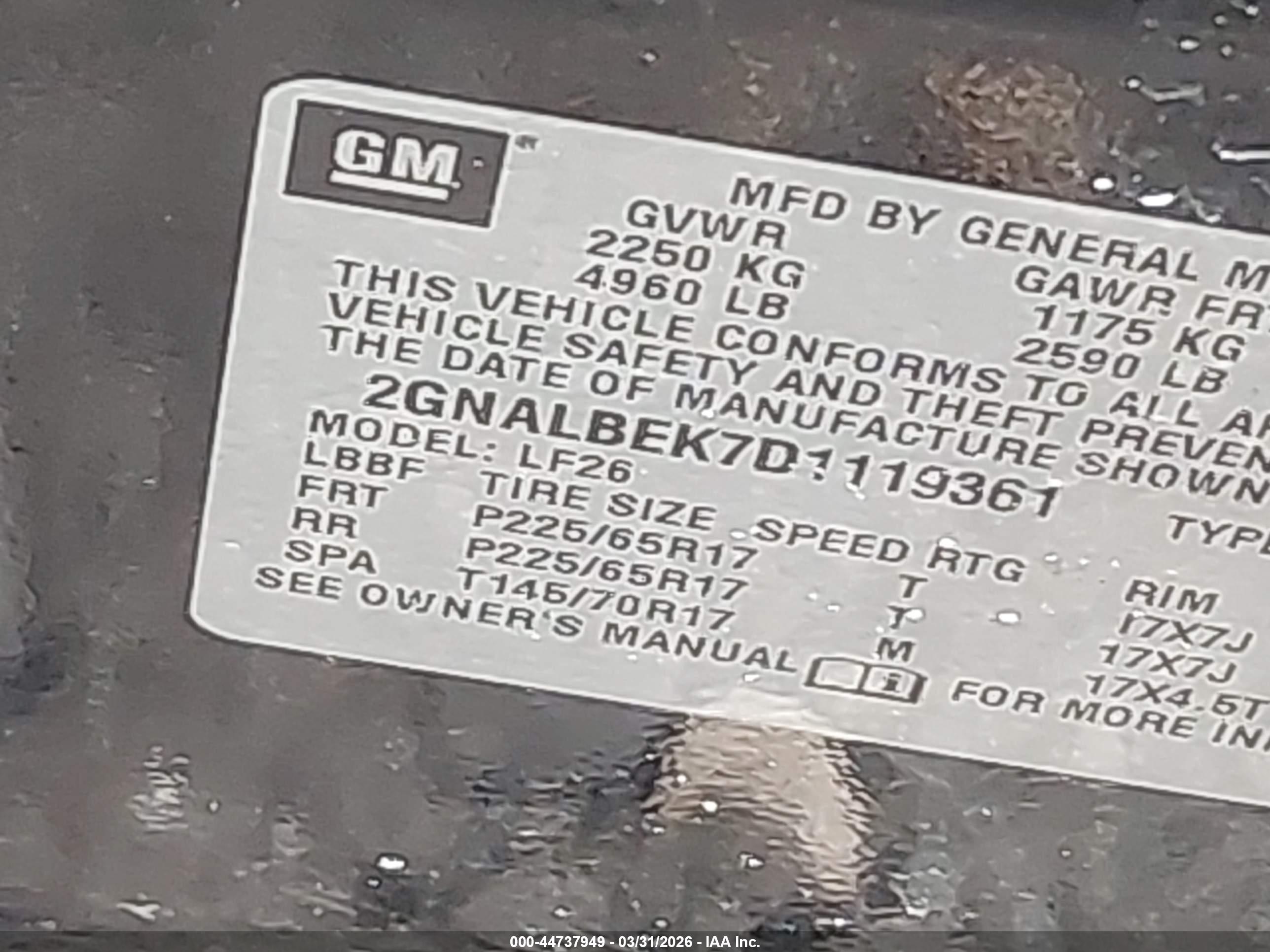 CHEVROLET EQUINOX image 9