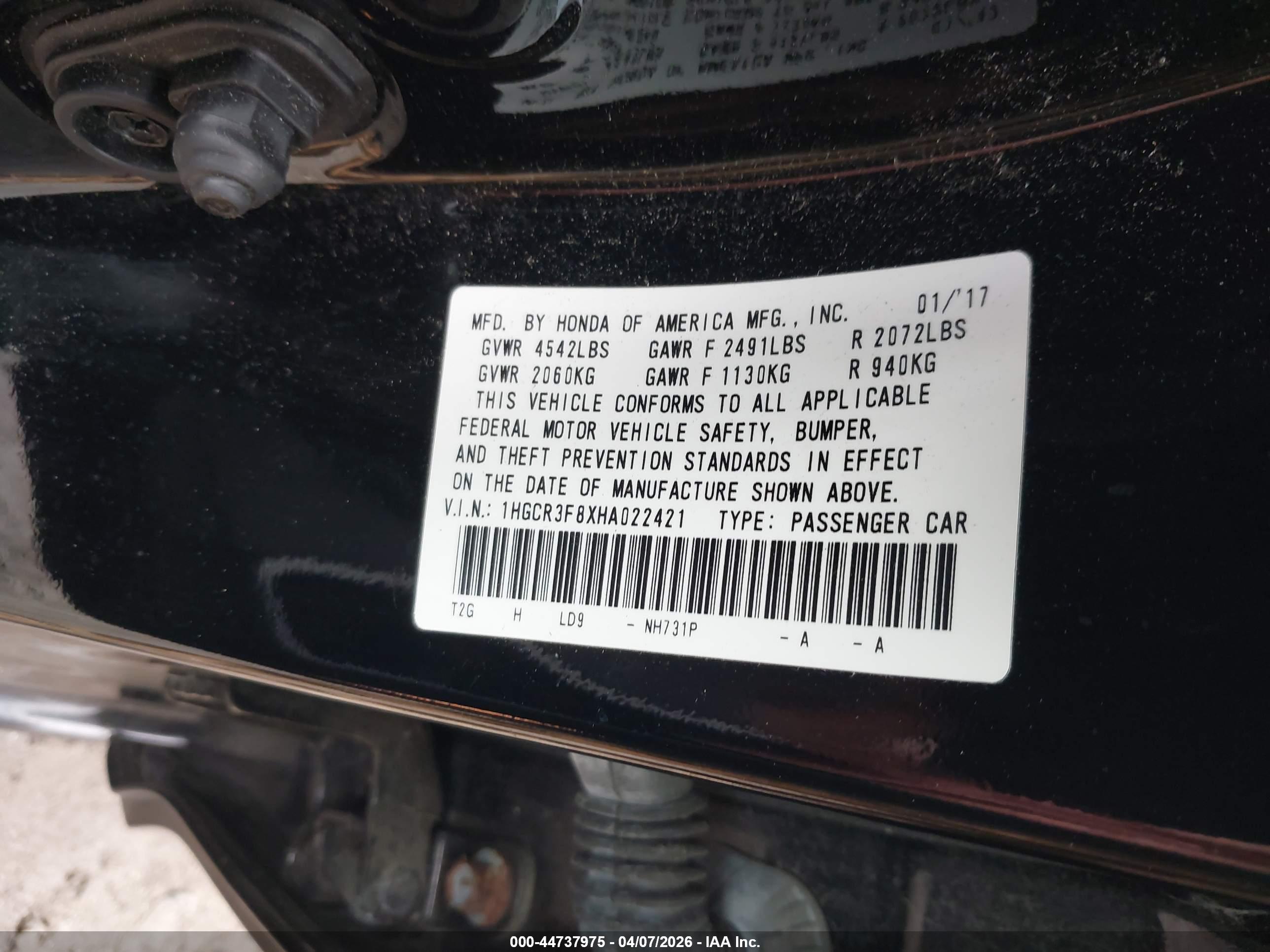HONDA ACCORD image 9