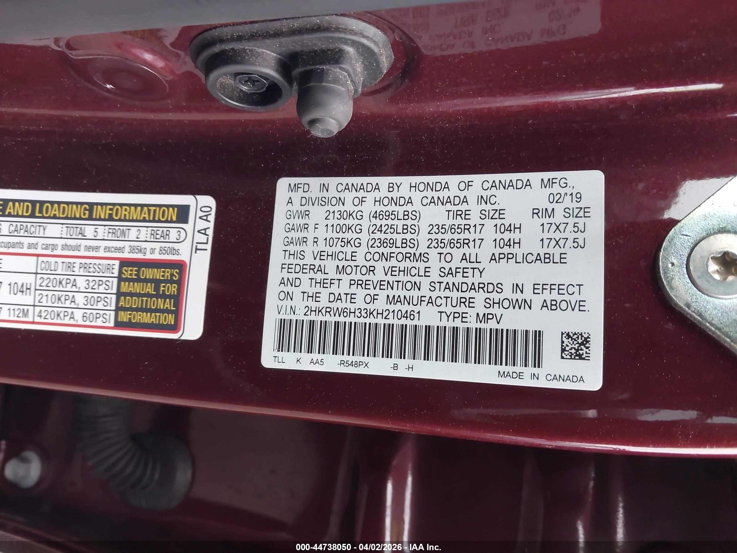 HONDA CR-V image 9