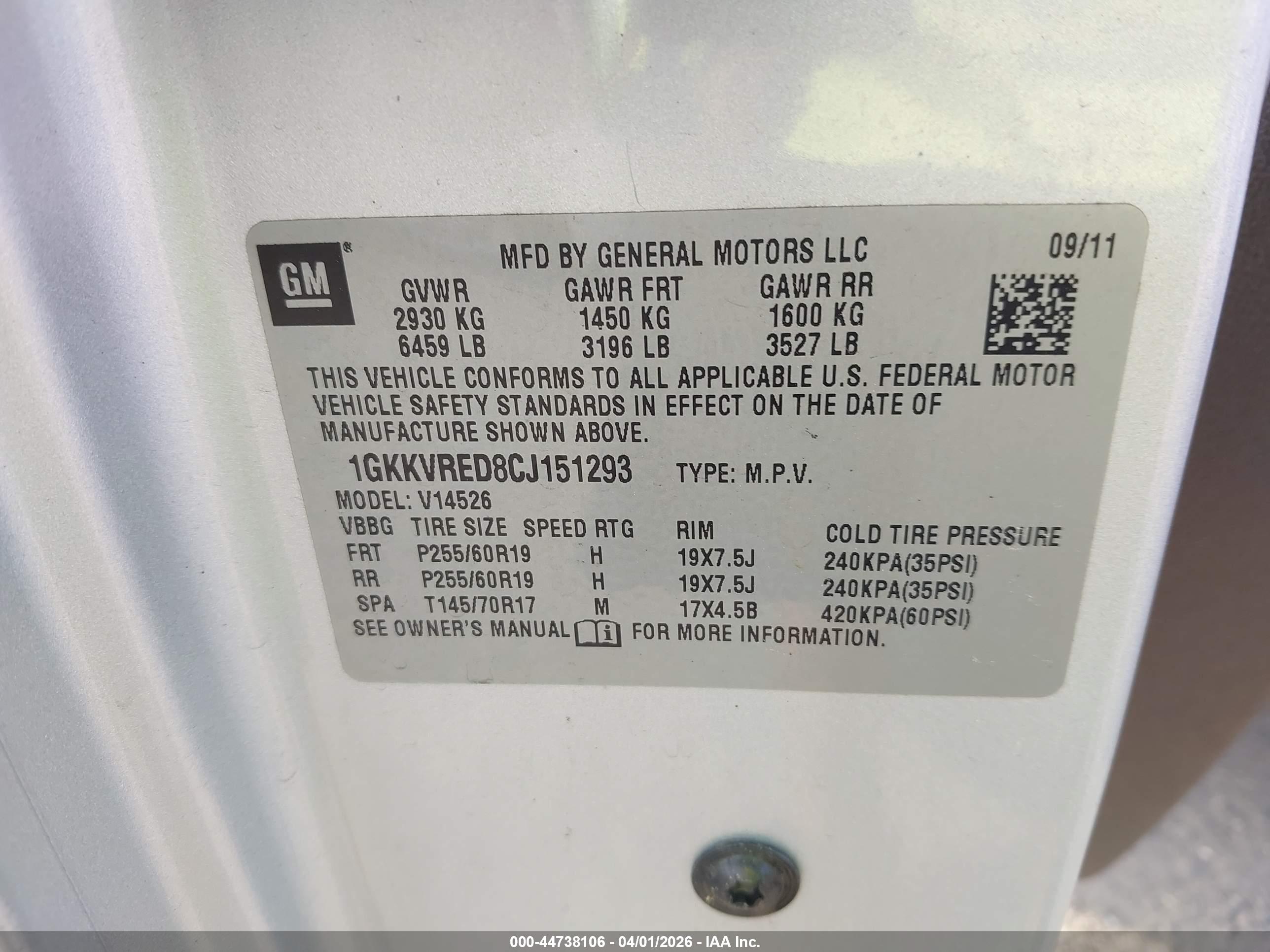GMC ACADIA image 9