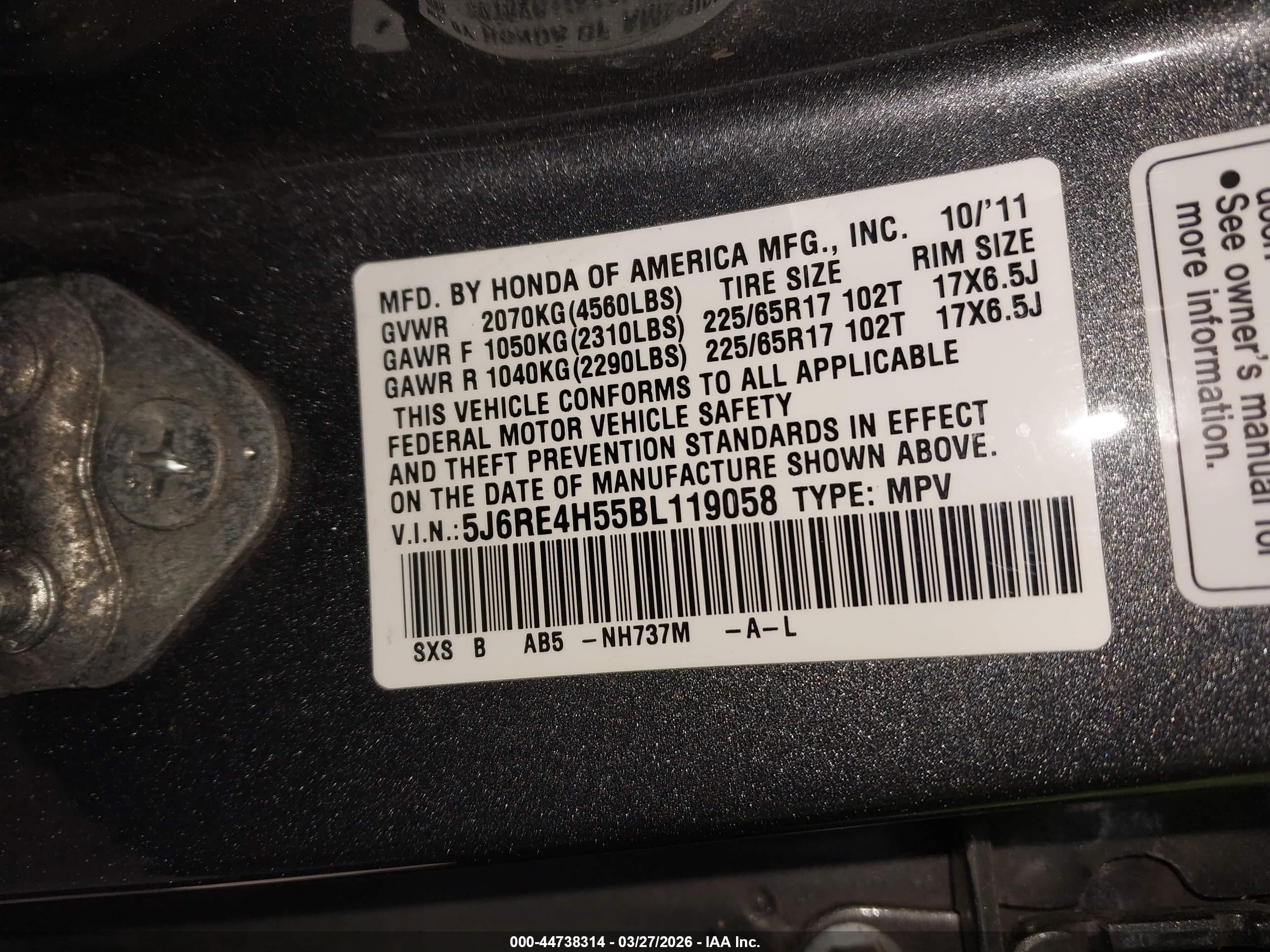 HONDA CR-V image 9