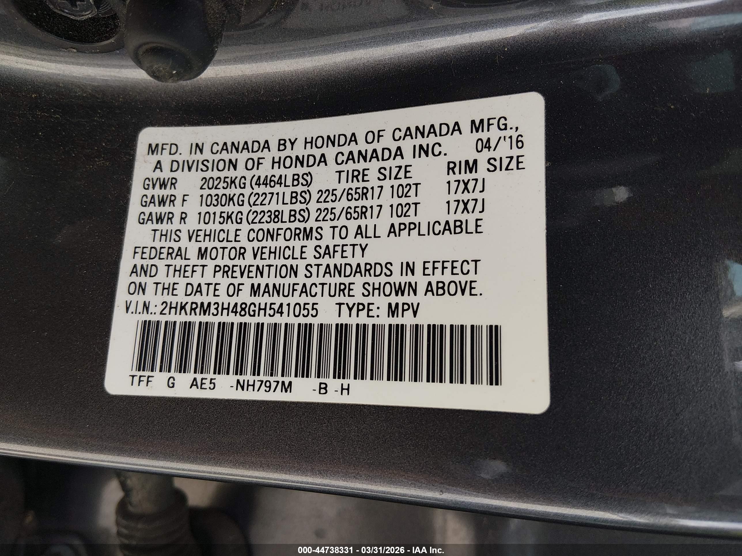 HONDA CR-V image 9