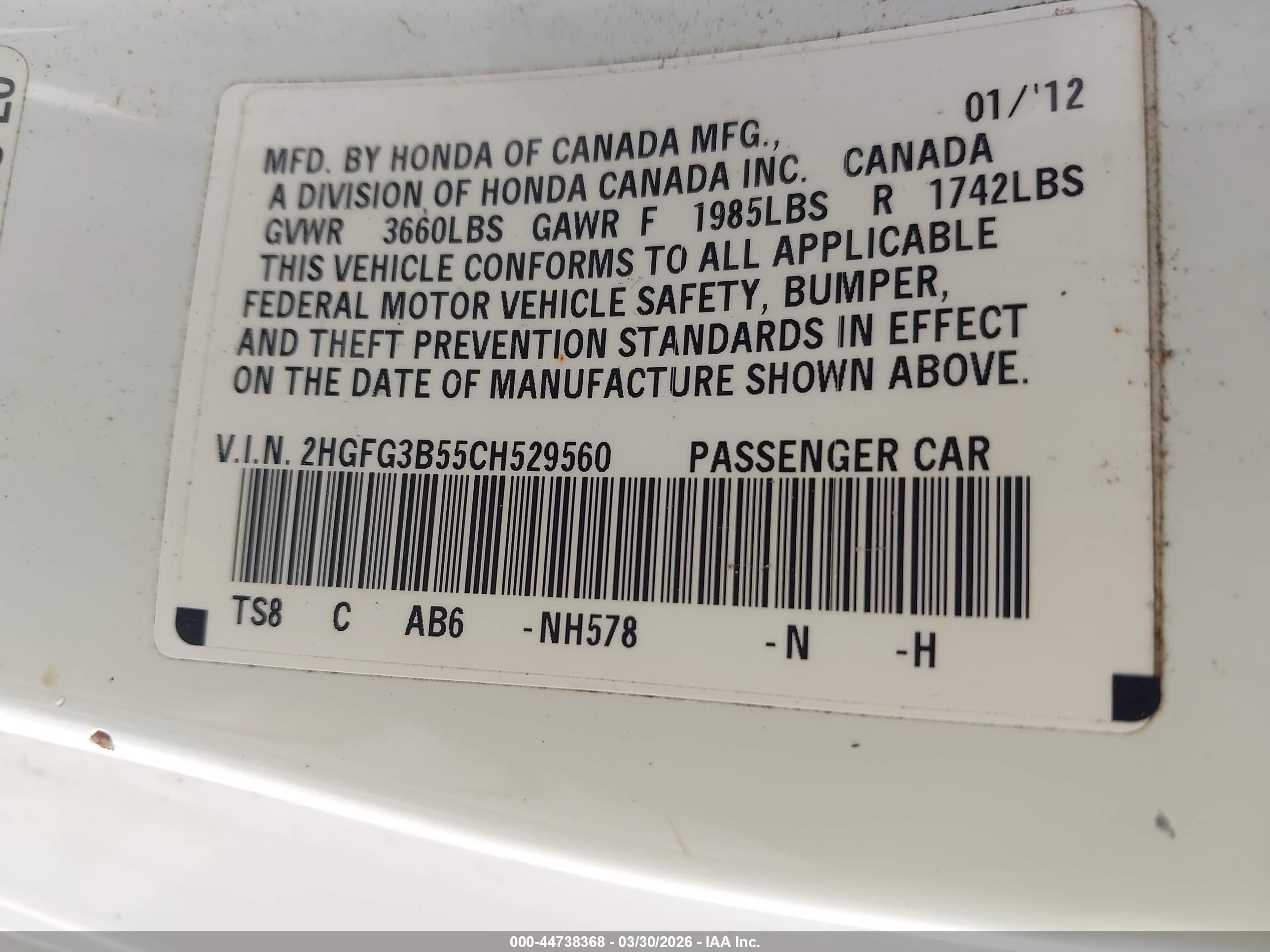 HONDA CIVIC image 9