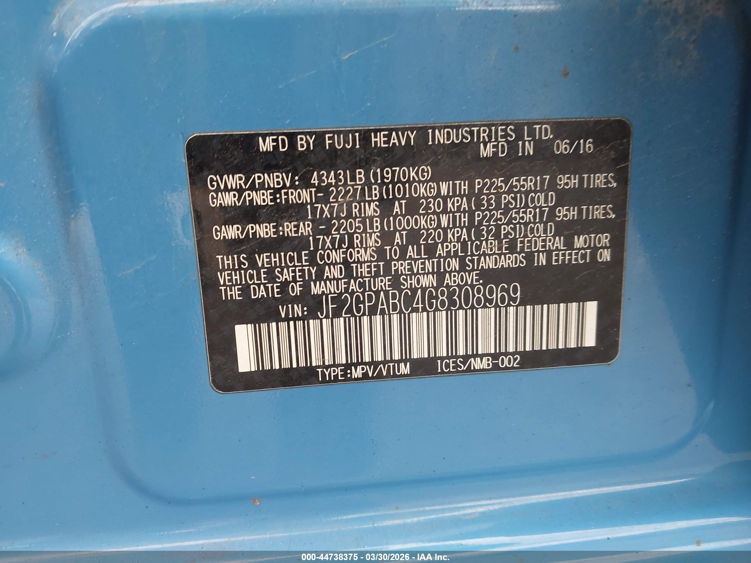 SUBARU CROSSTREK image 9