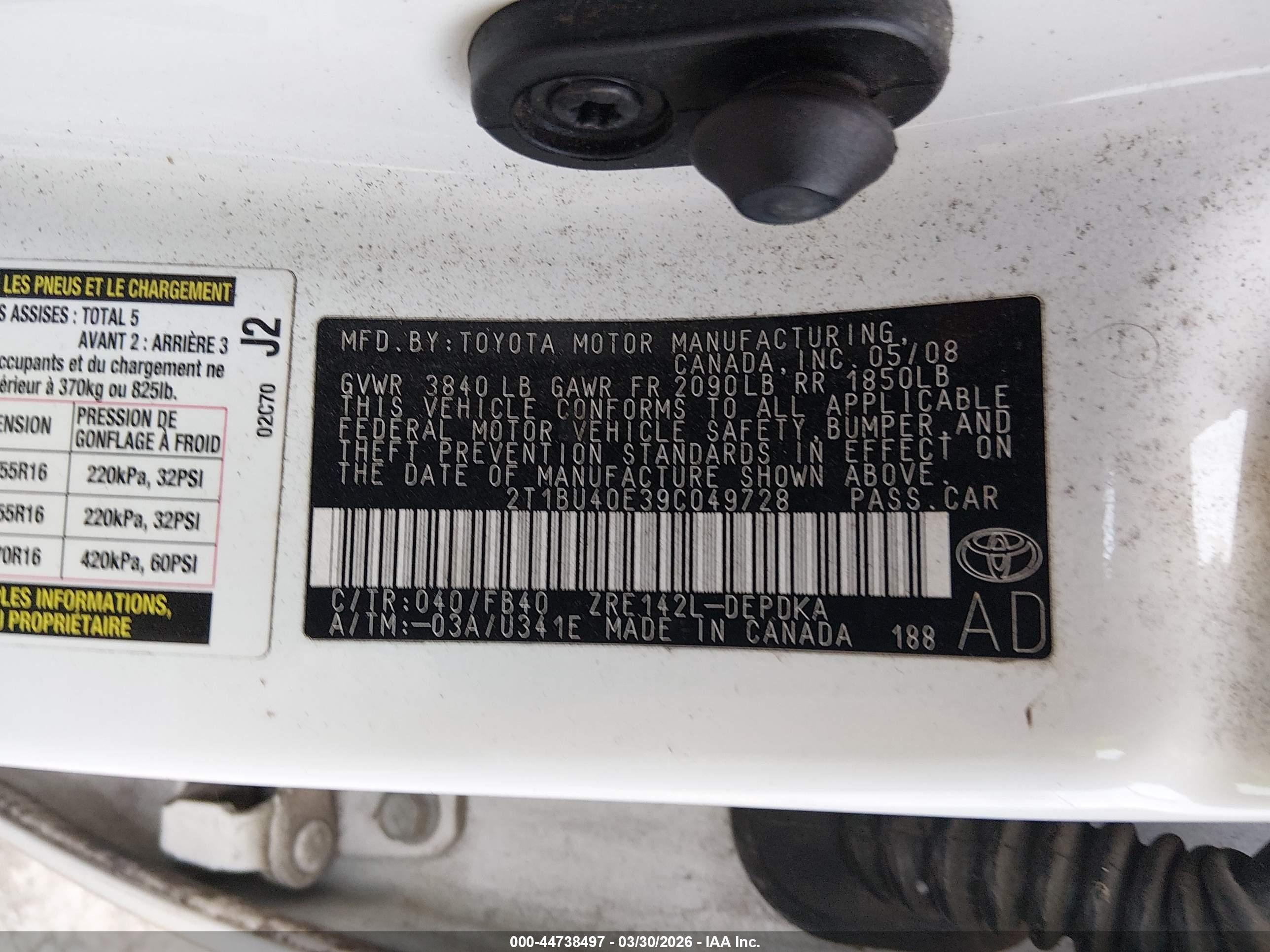 TOYOTA COROLLA image 9