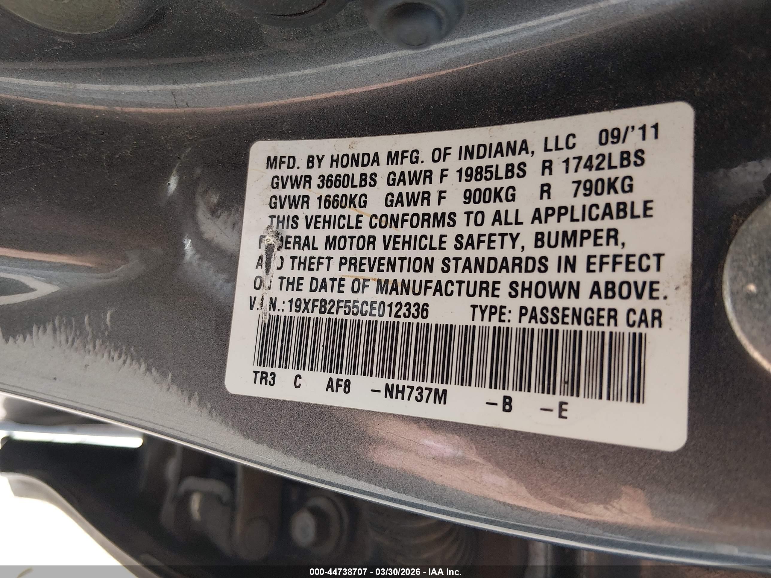 HONDA CIVIC image 9