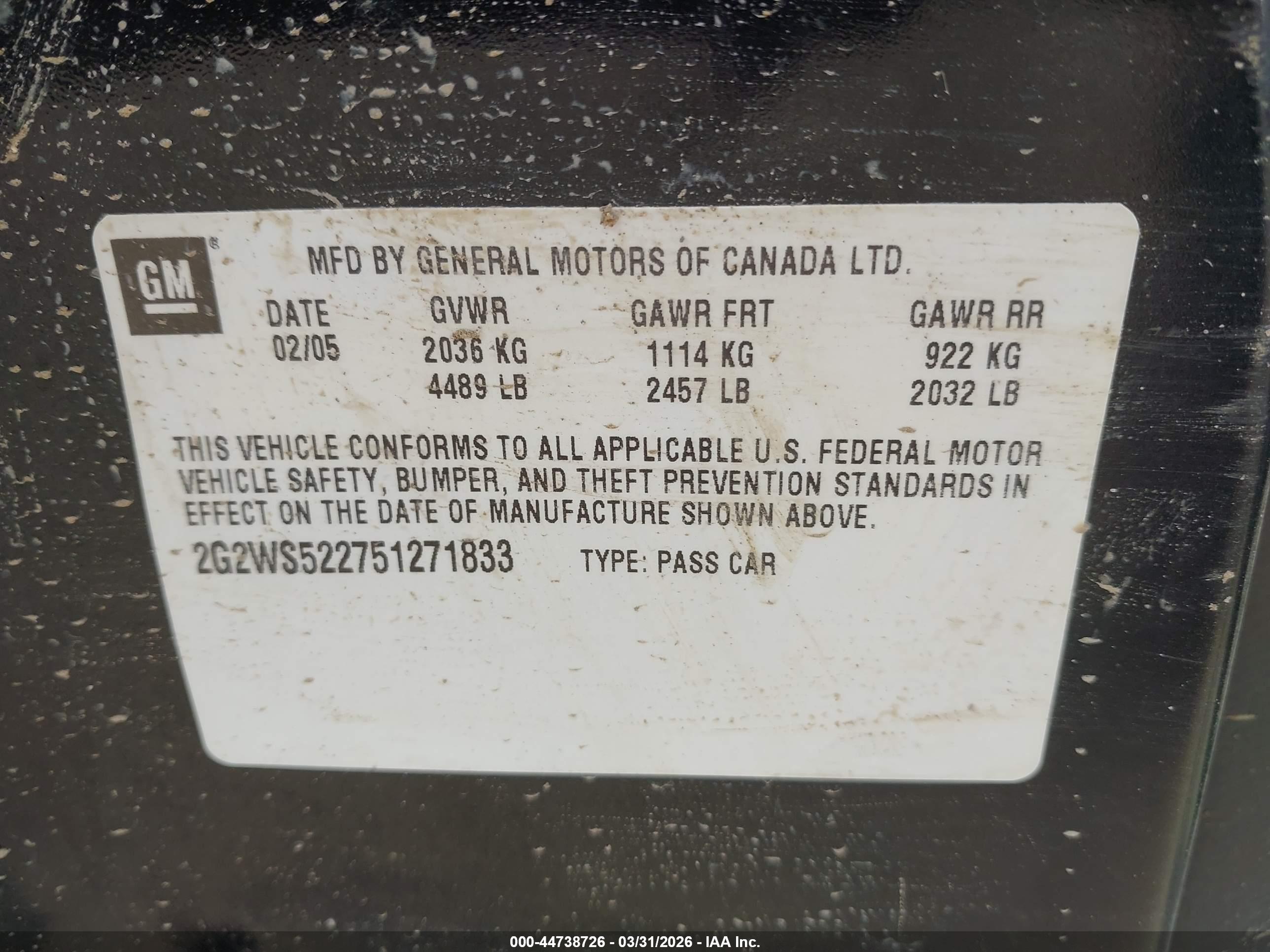 PONTIAC GRAND image 9