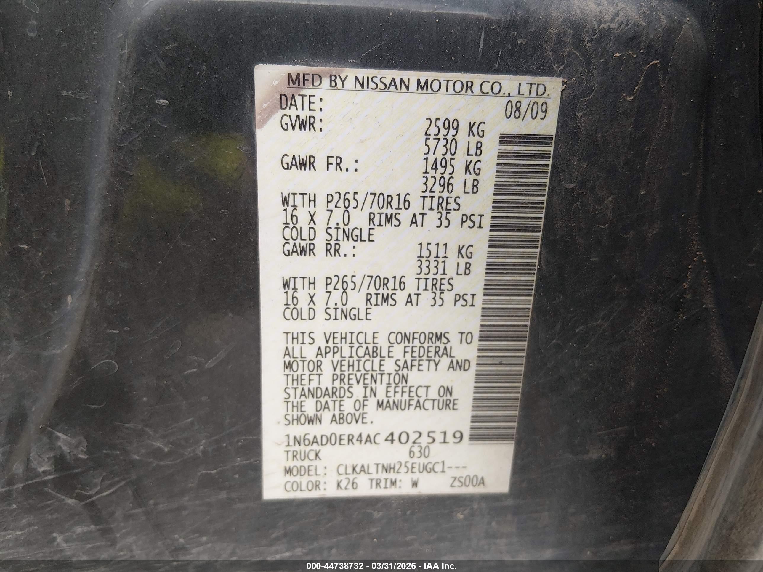 NISSAN FRONTIER image 9