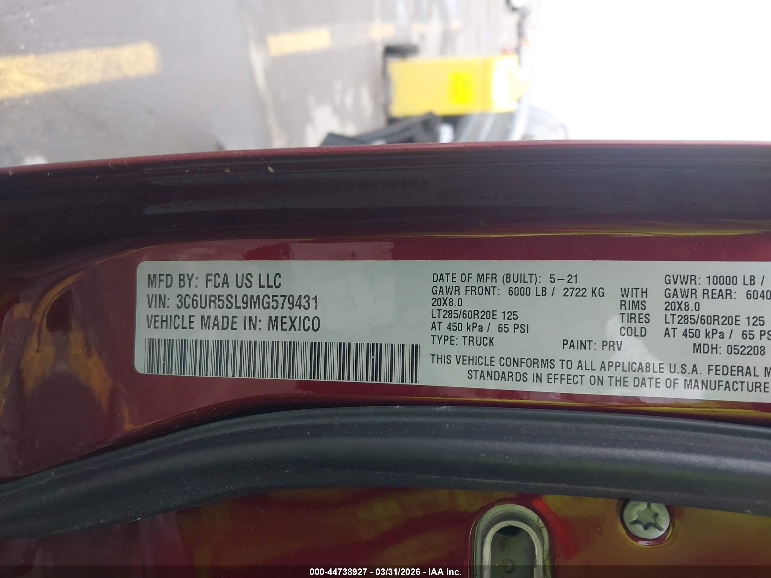 RAM 2500 image 9