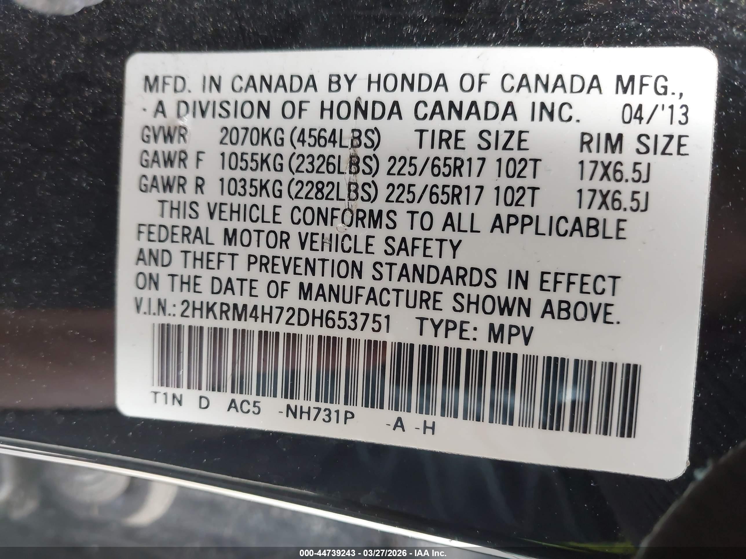 HONDA CR-V image 9