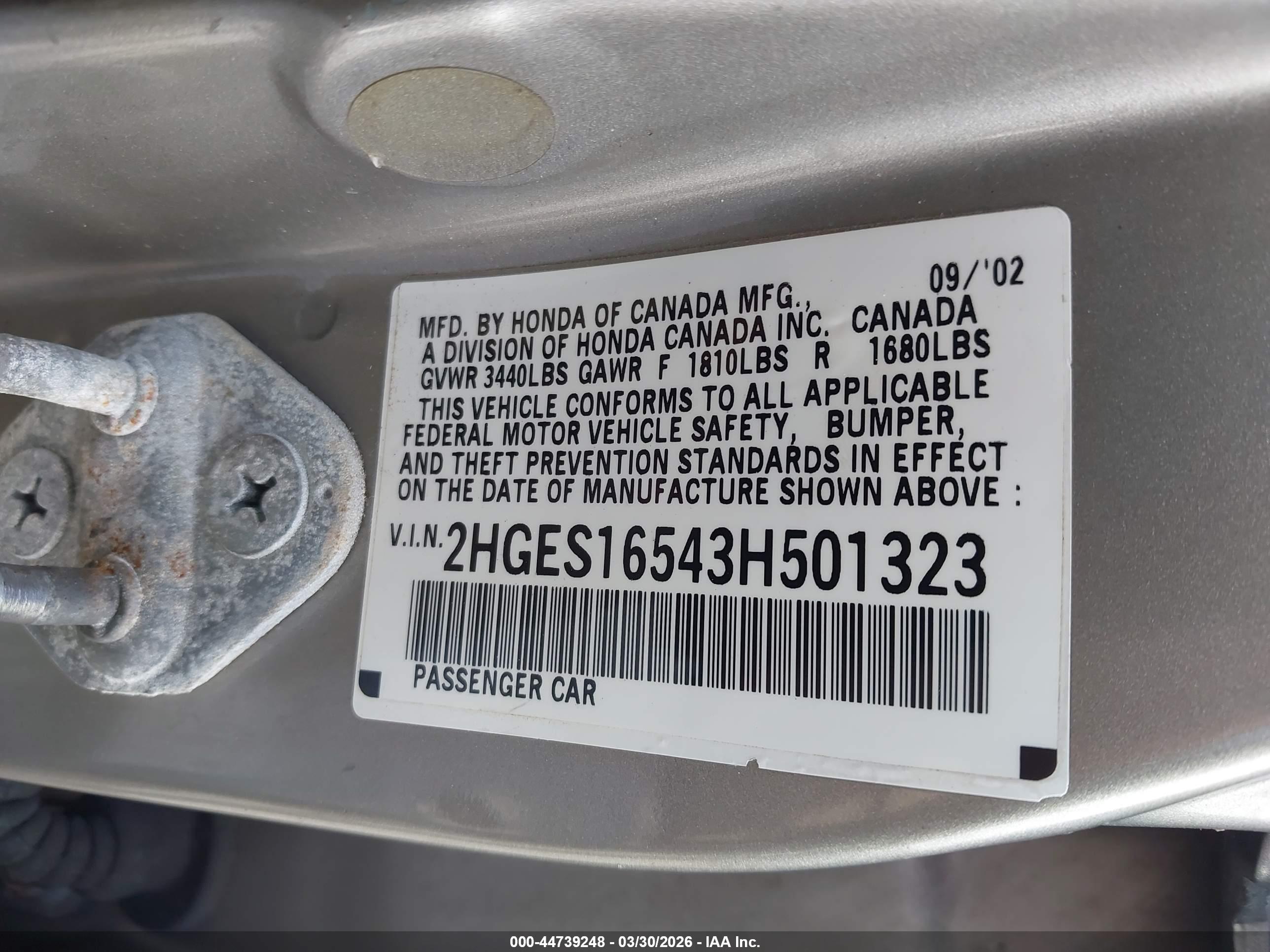 HONDA CIVIC image 9