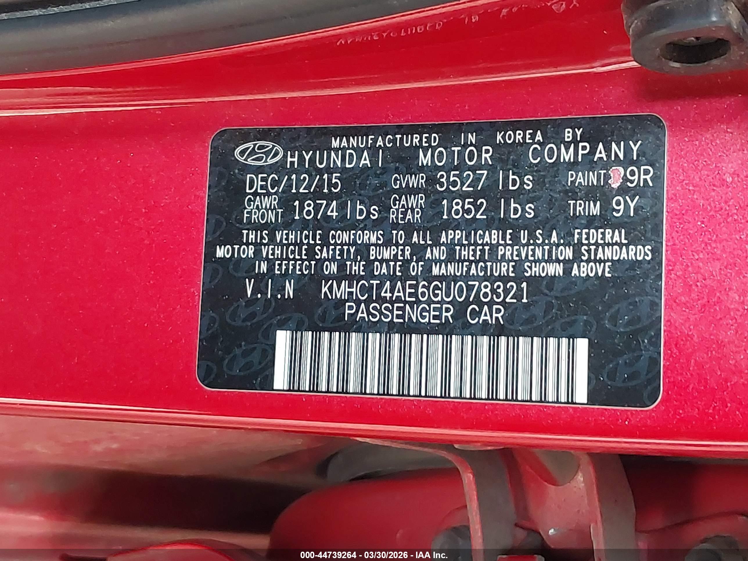 HYUNDAI ACCENT image 9