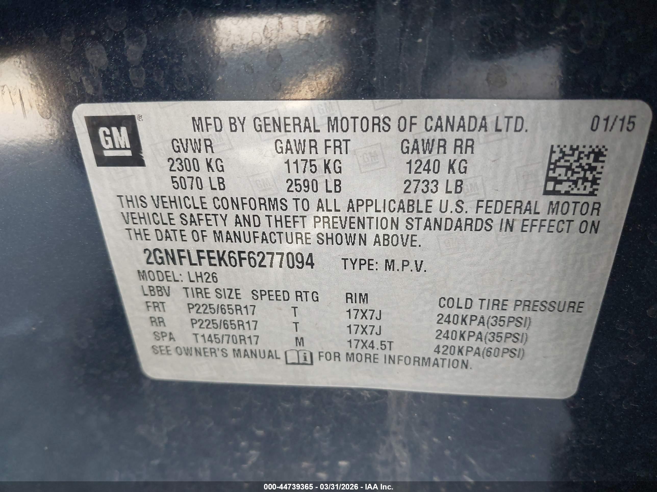 CHEVROLET EQUINOX image 9