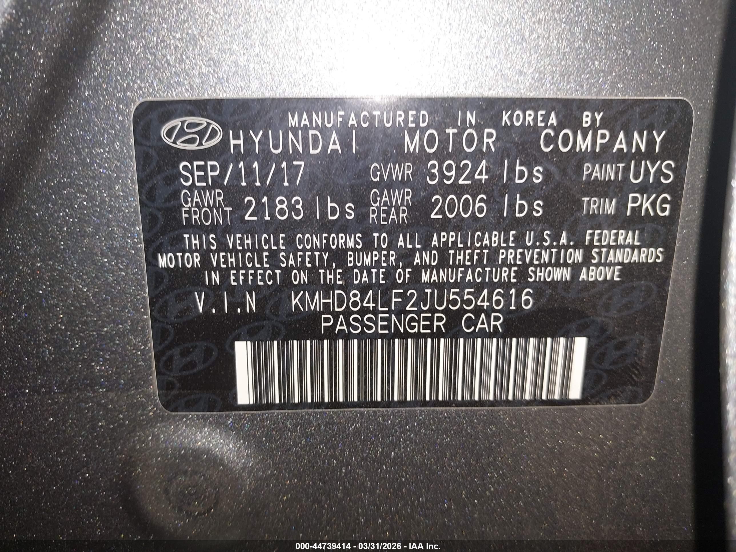 HYUNDAI ELANTRA image 9
