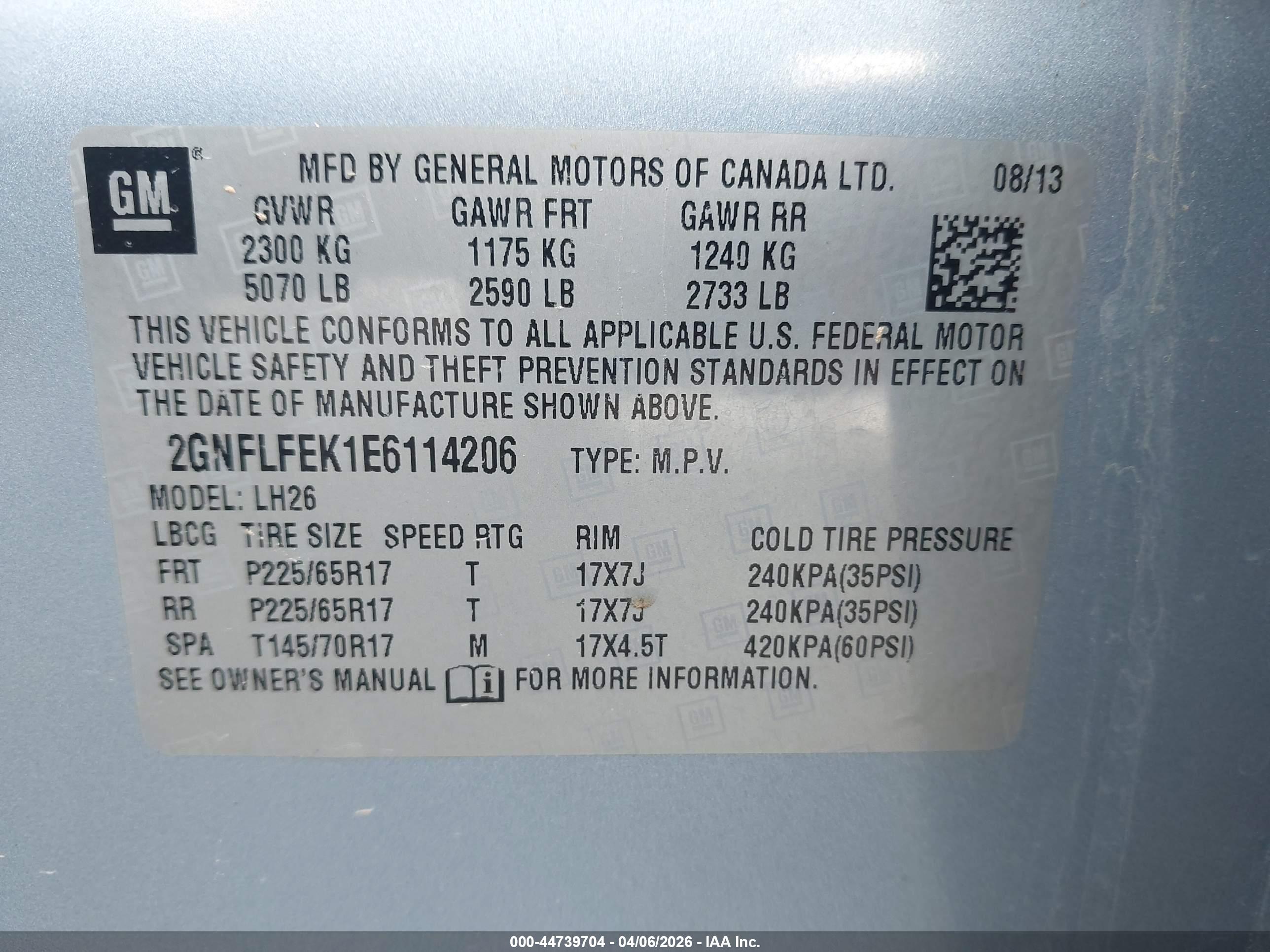 CHEVROLET EQUINOX image 9
