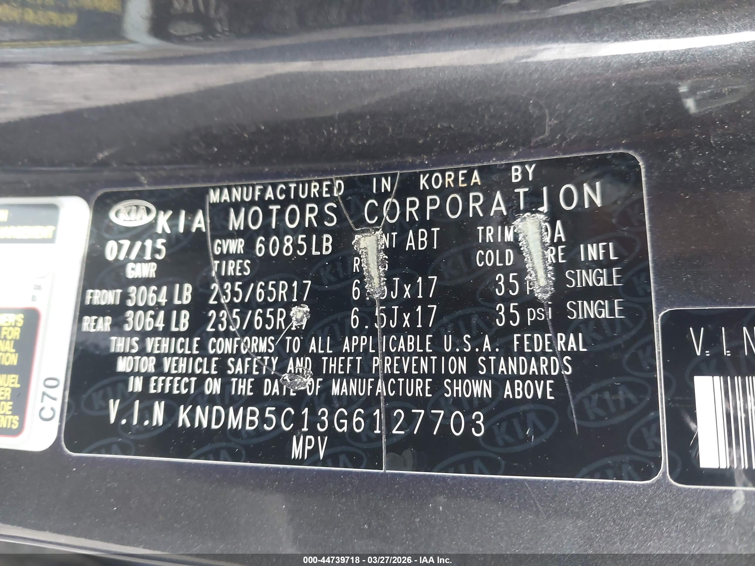 KIA SEDONA image 9