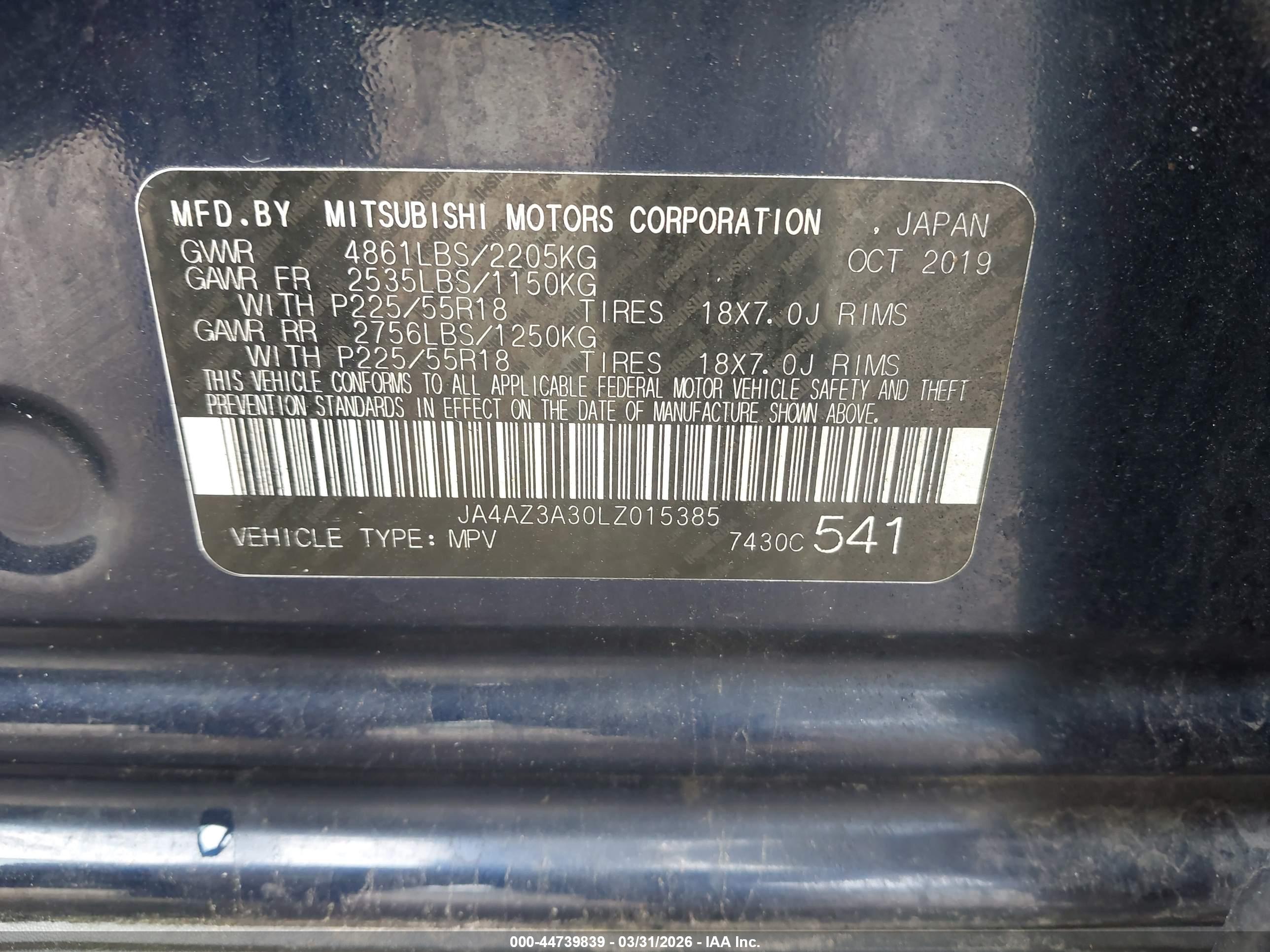 MITSUBISHI OUTLANDER image 9