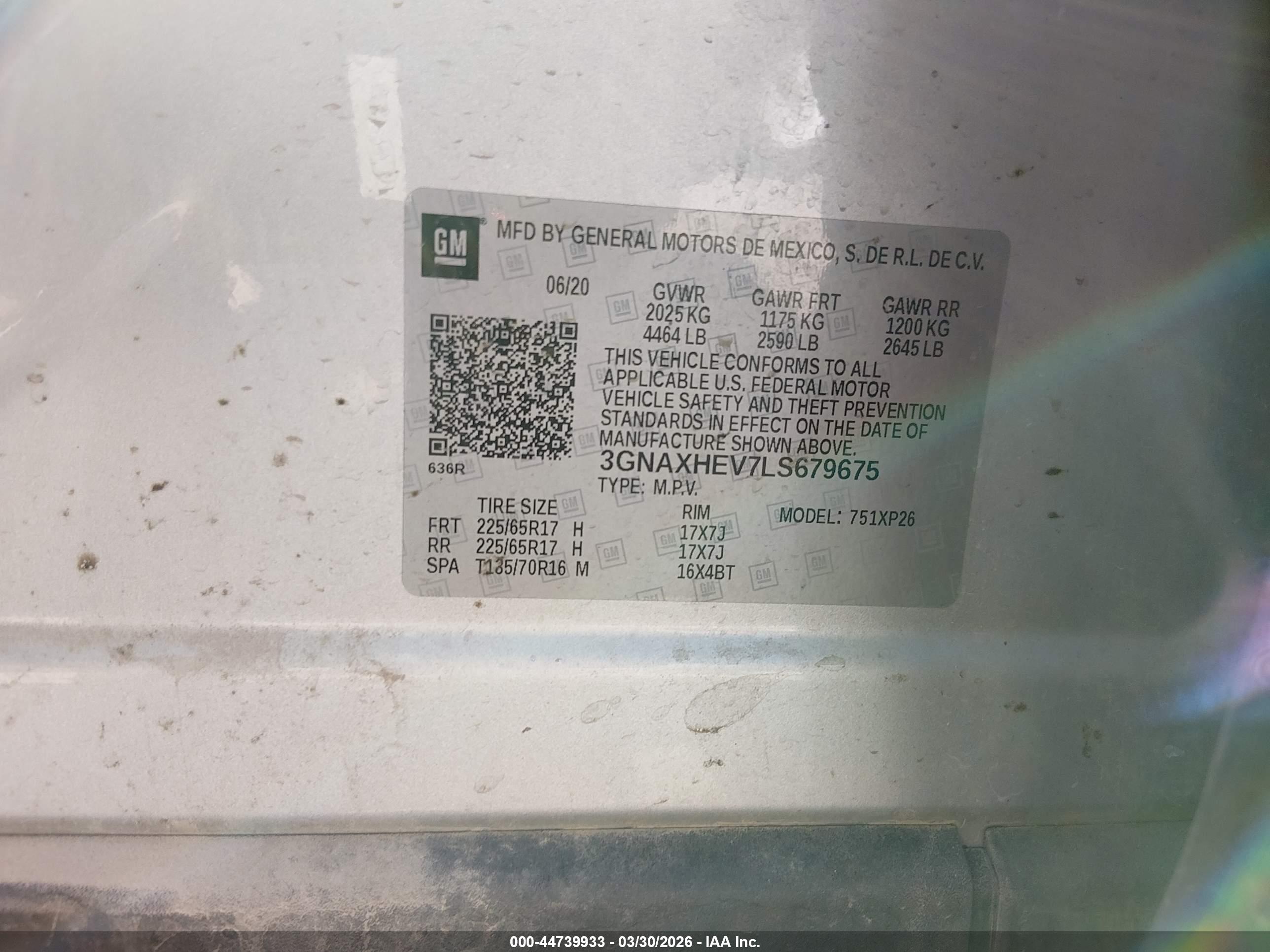 CHEVROLET EQUINOX image 9