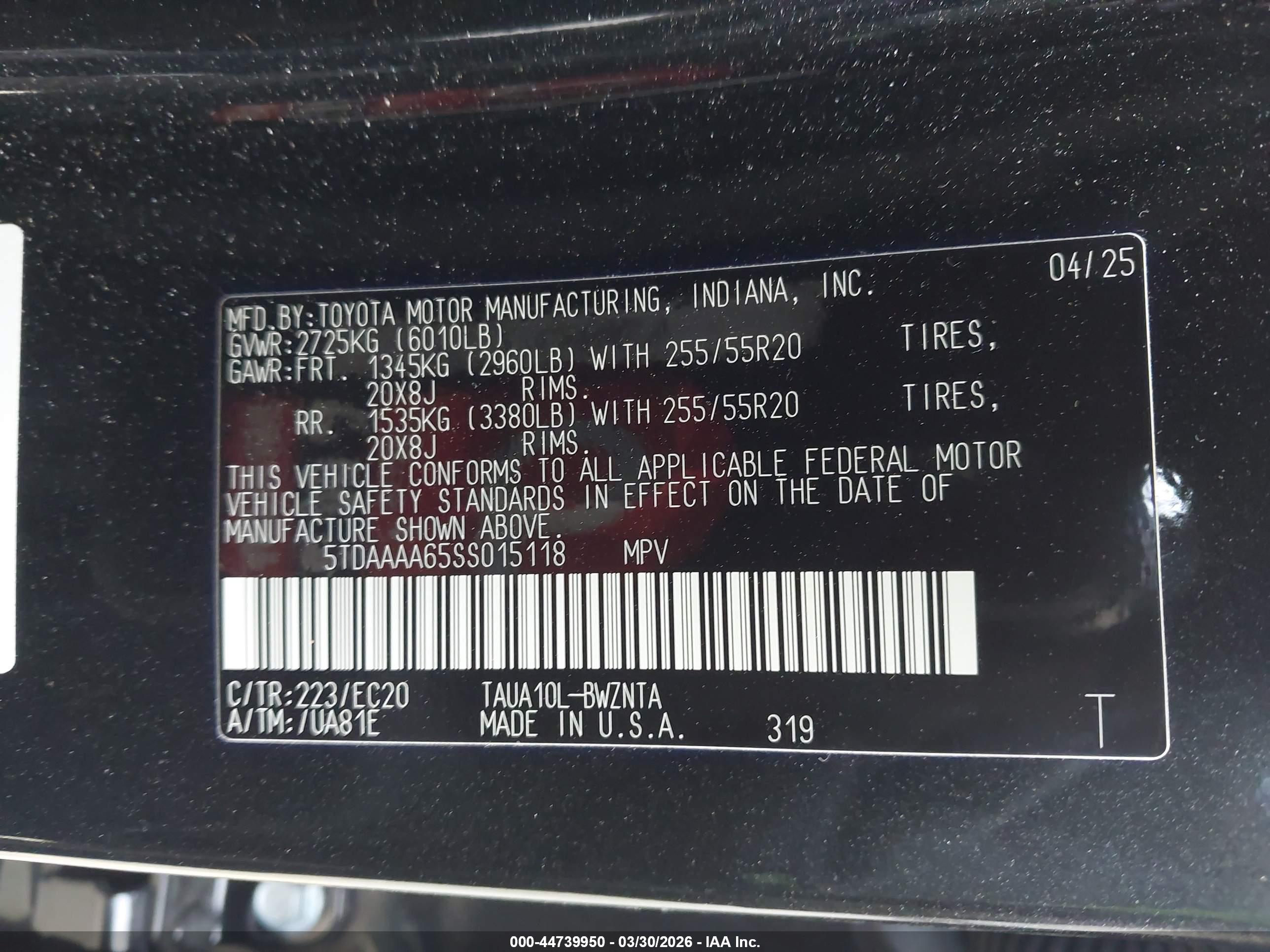 LEXUS TX image 9