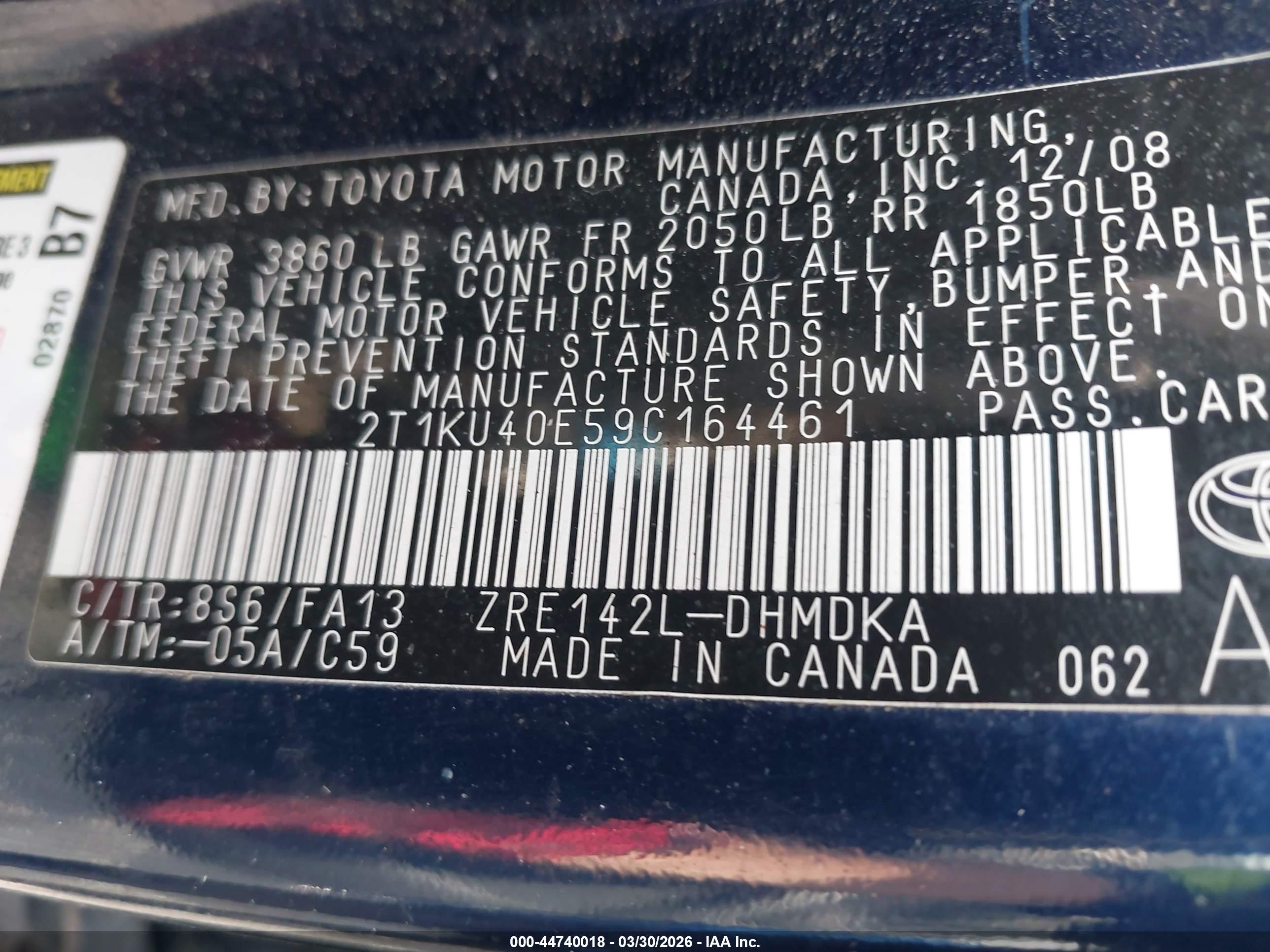 TOYOTA MATRIX image 9