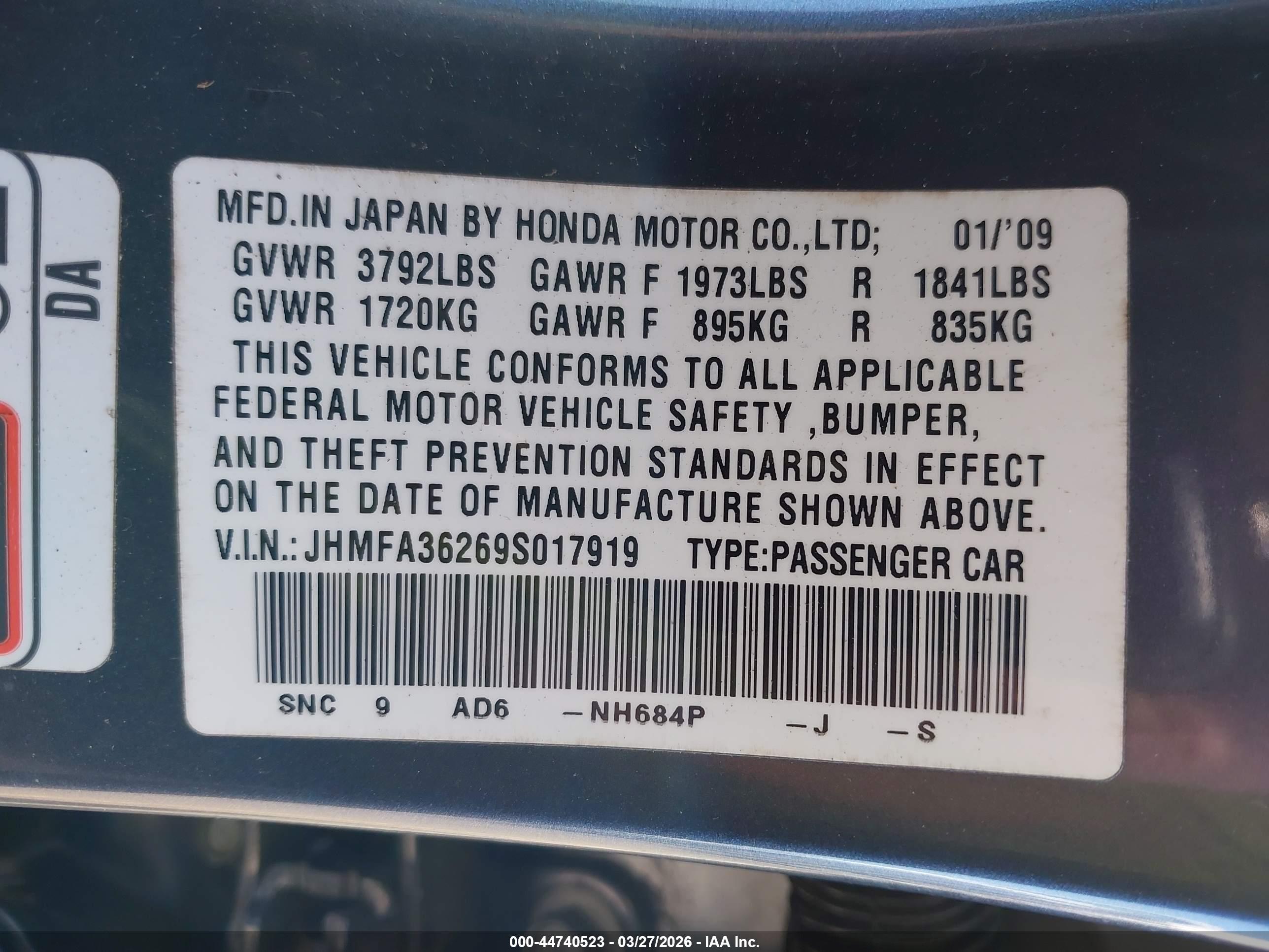 HONDA CIVIC image 9