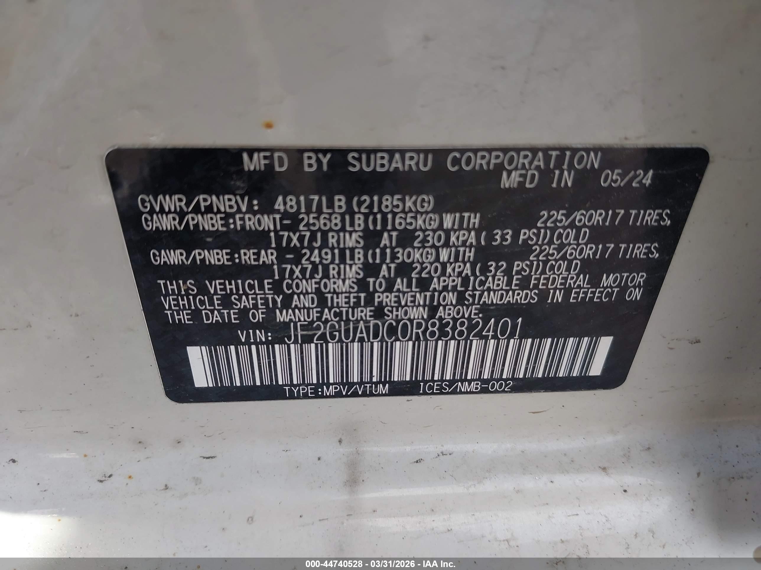 SUBARU CROSSTREK image 9