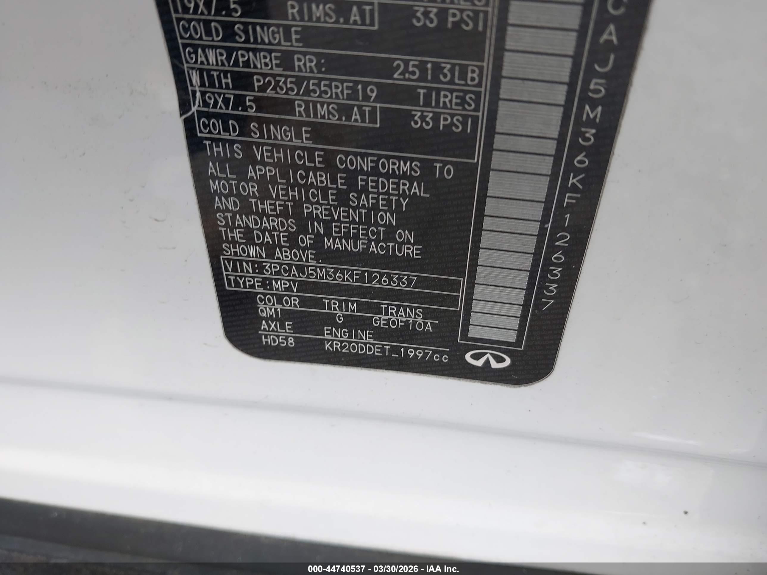 INFINITI QX50 image 9