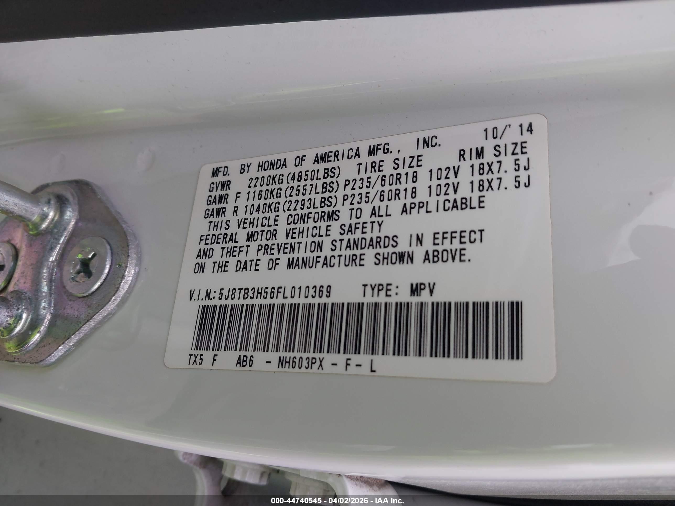 ACURA RDX image 9