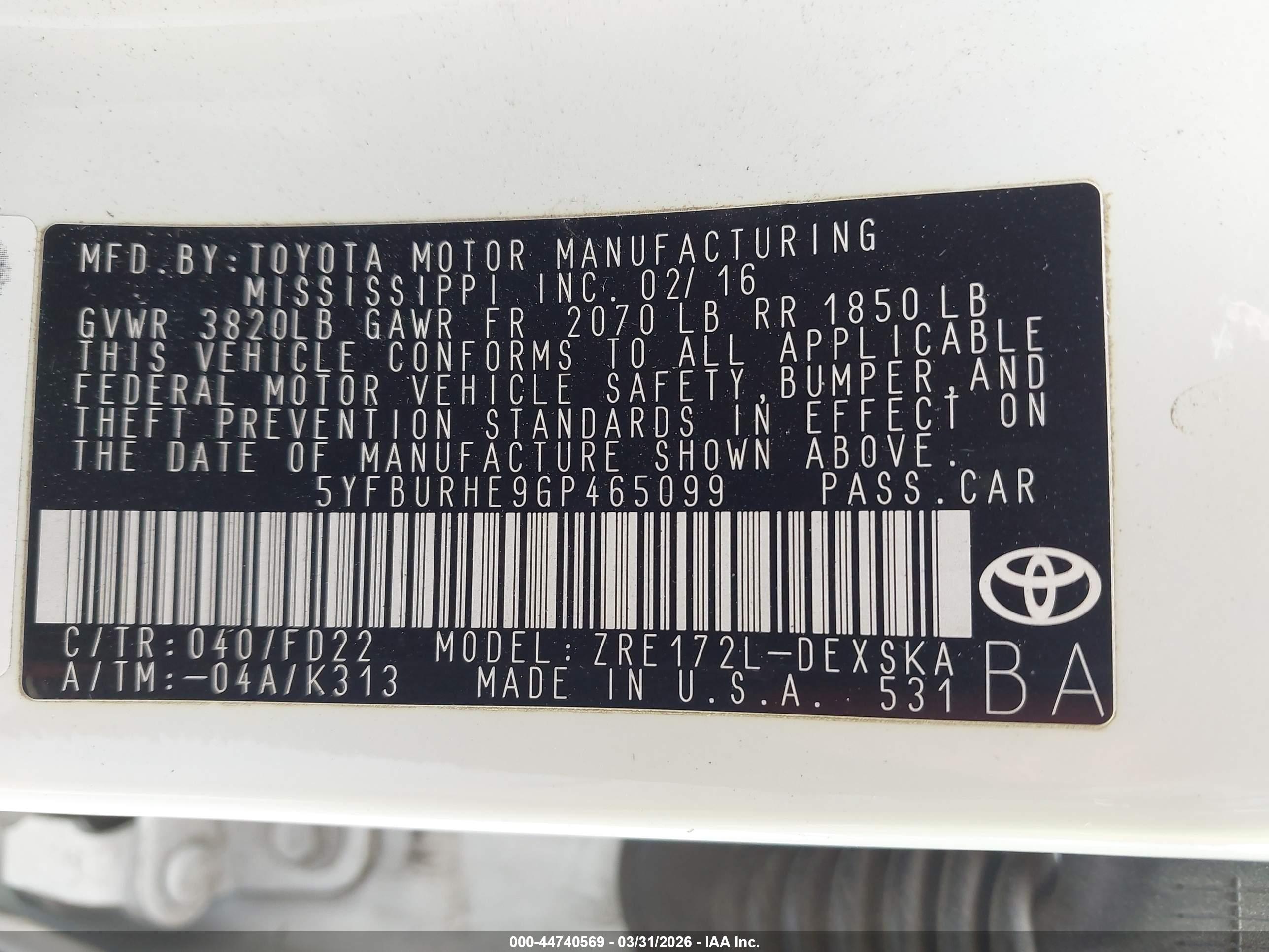 TOYOTA COROLLA image 9