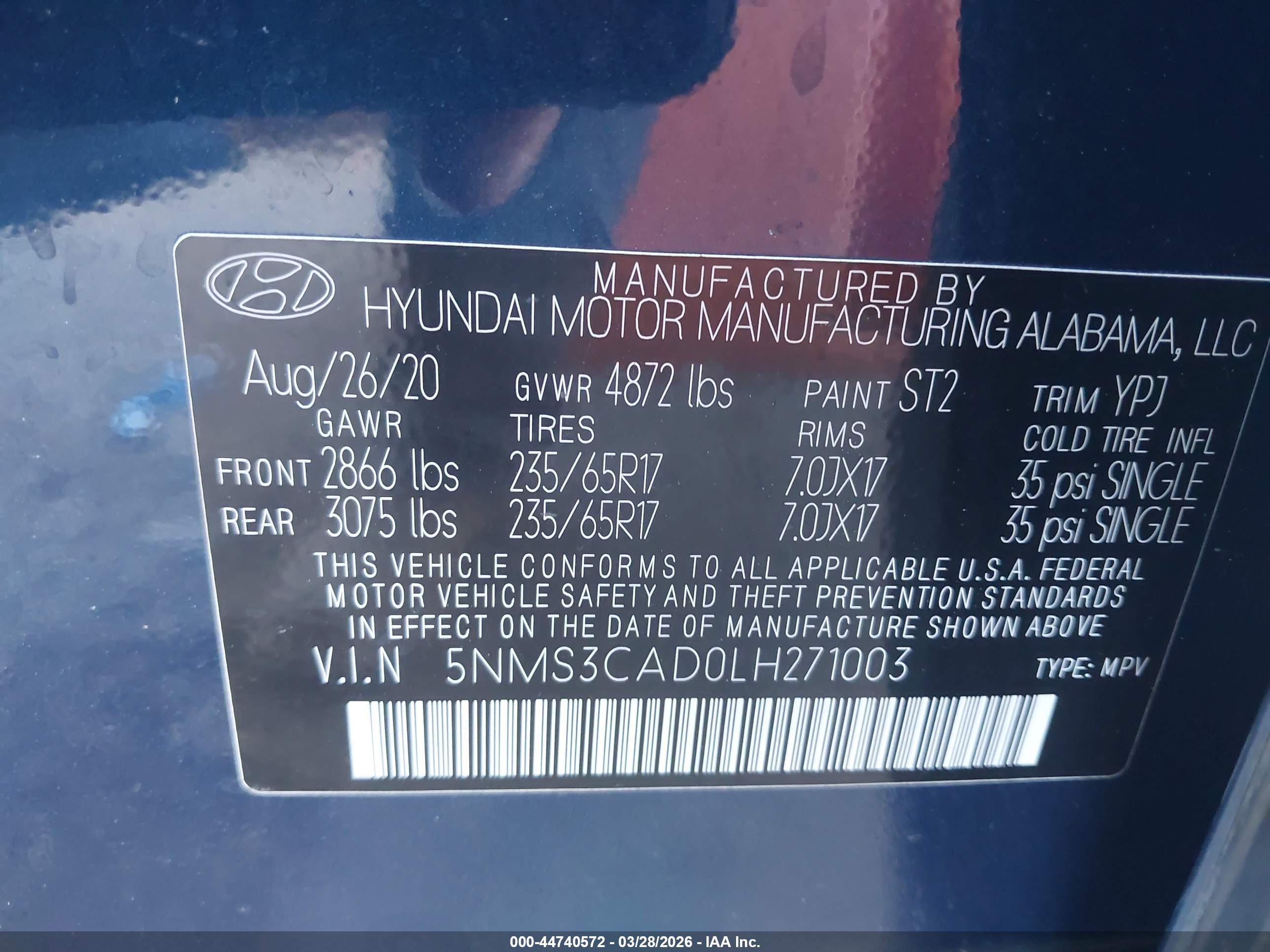 HYUNDAI SANTA image 9