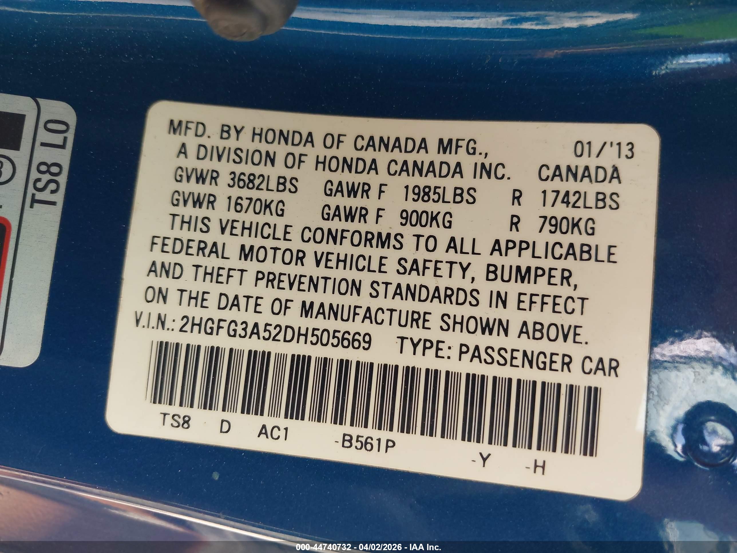 HONDA CIVIC image 9