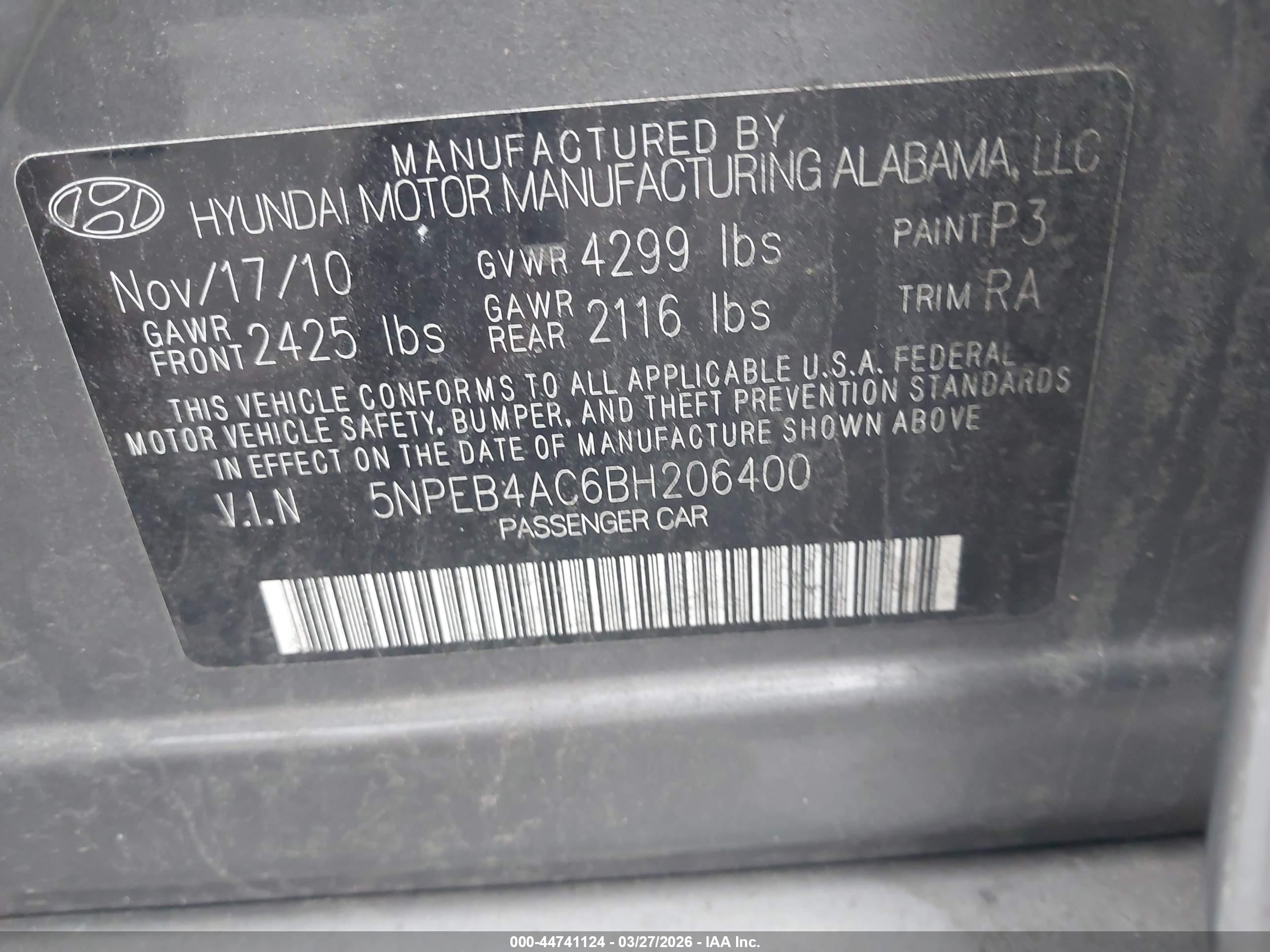 HYUNDAI SONATA image 9