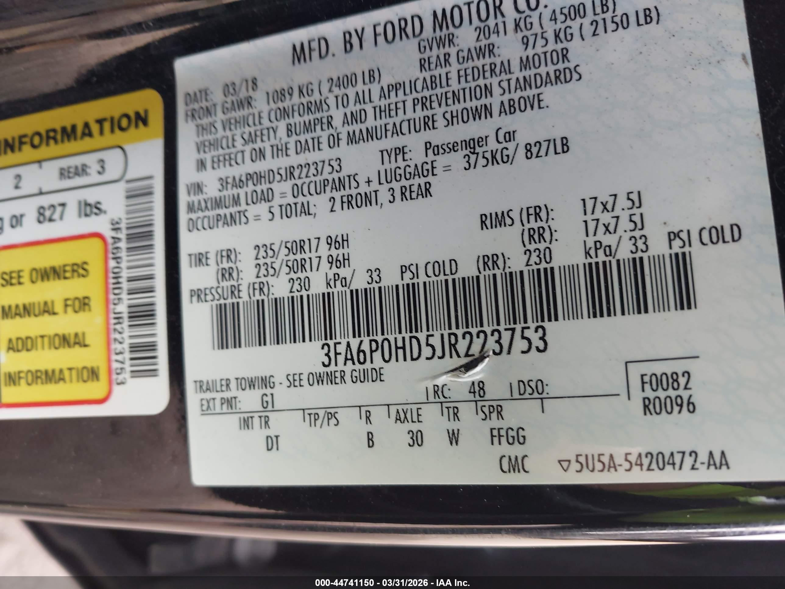 FORD FUSION image 9